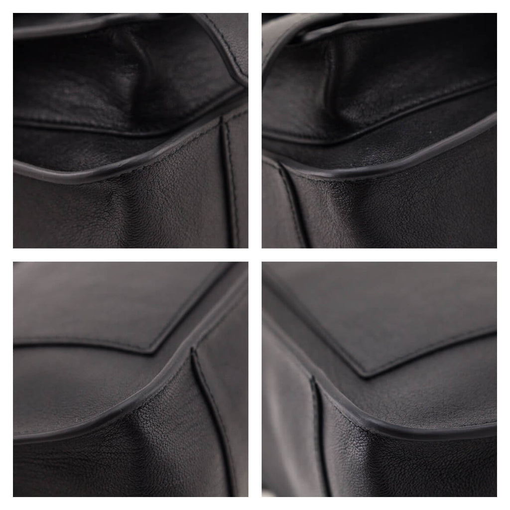 Proenza Schouler Black Lambskin Tiny PS1 Satchel