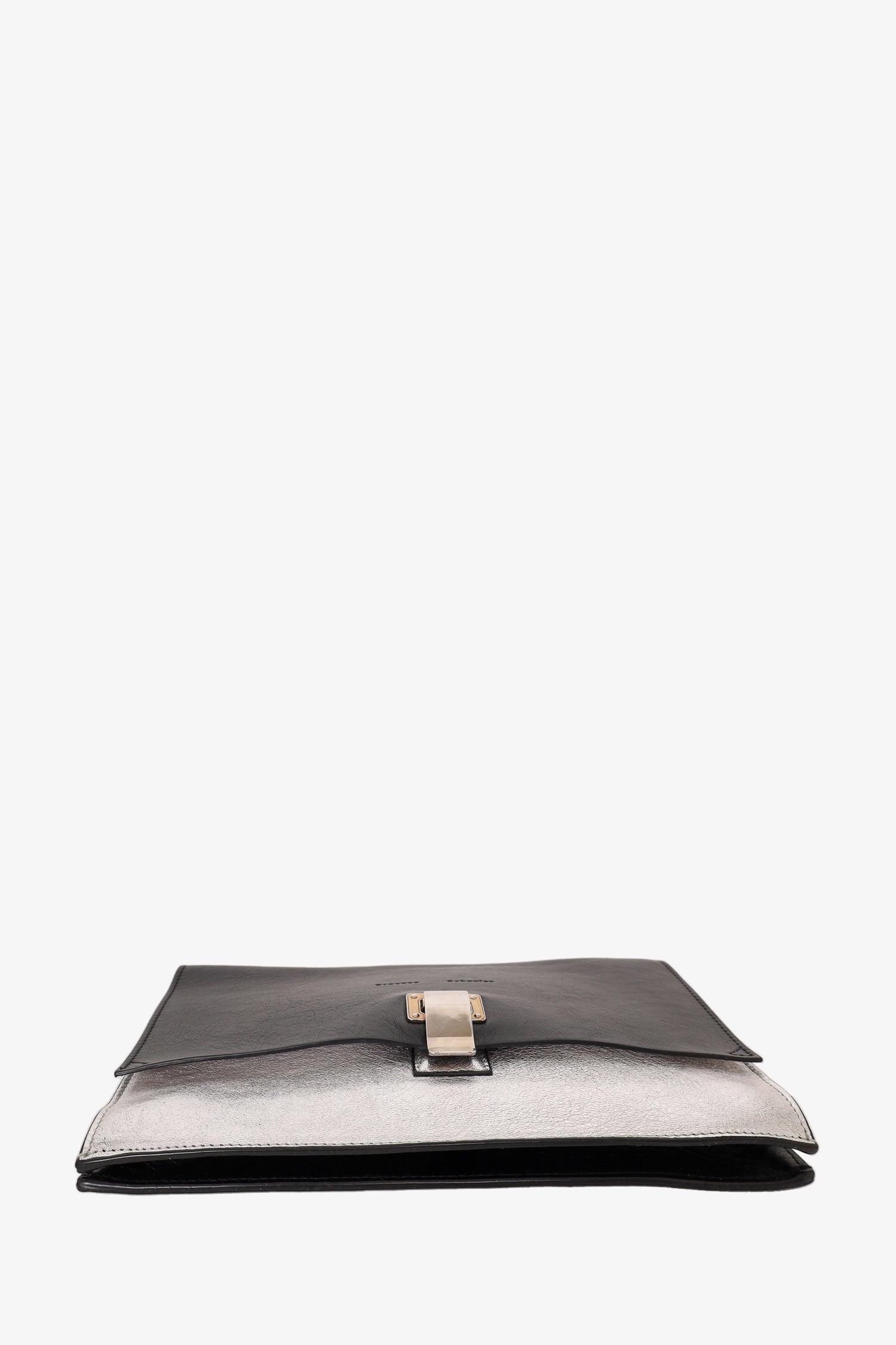 Proenza Schouler Silver/Black Clutch