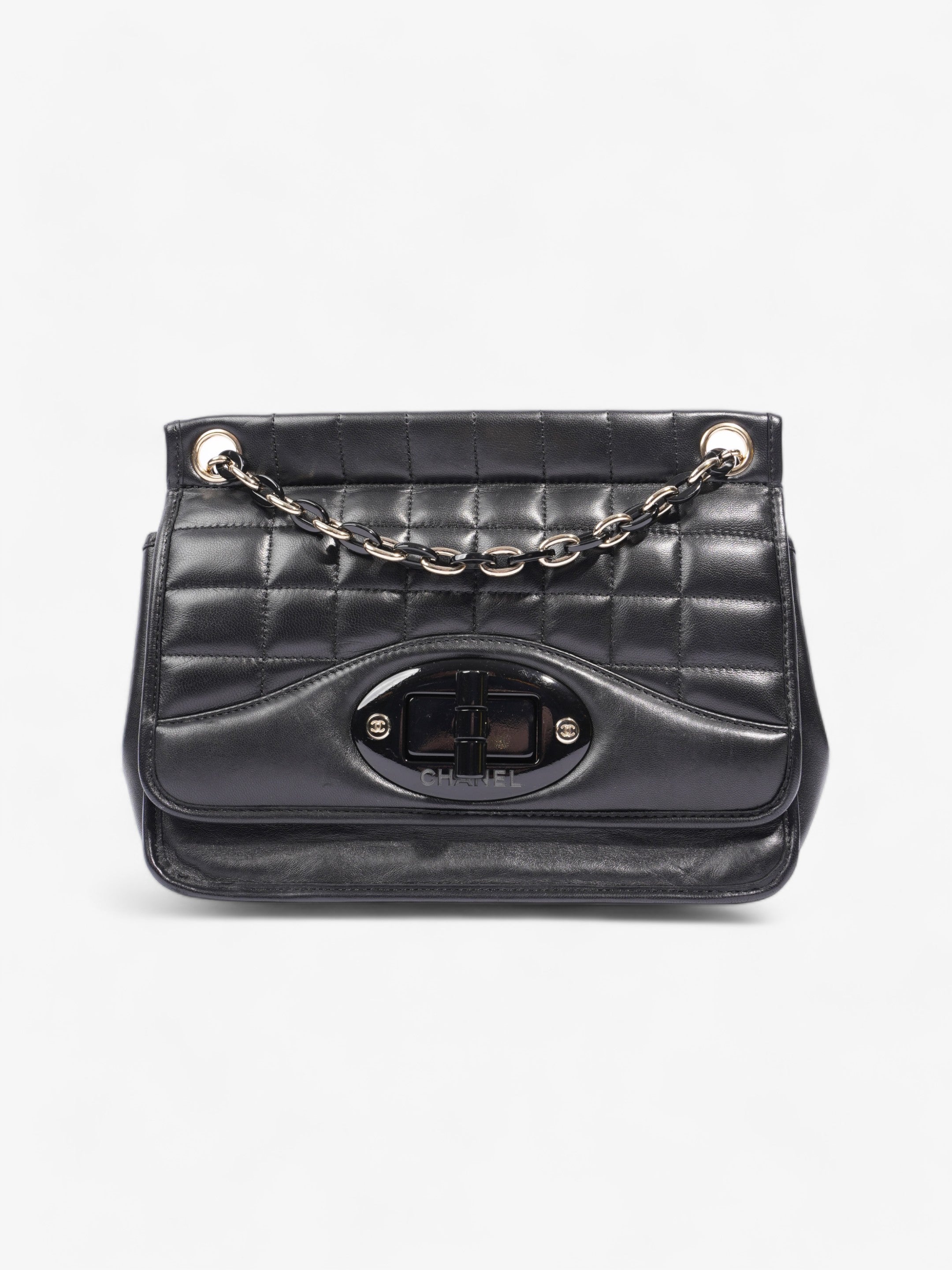 Chanel Chain Flap Black Leather