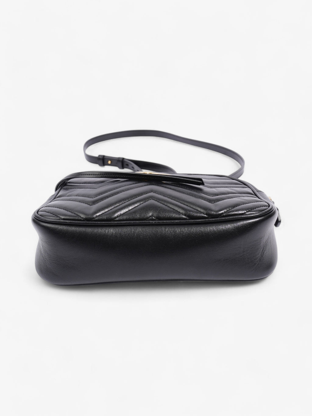 Gucci GG Marmont Black Matelasse Leather Small