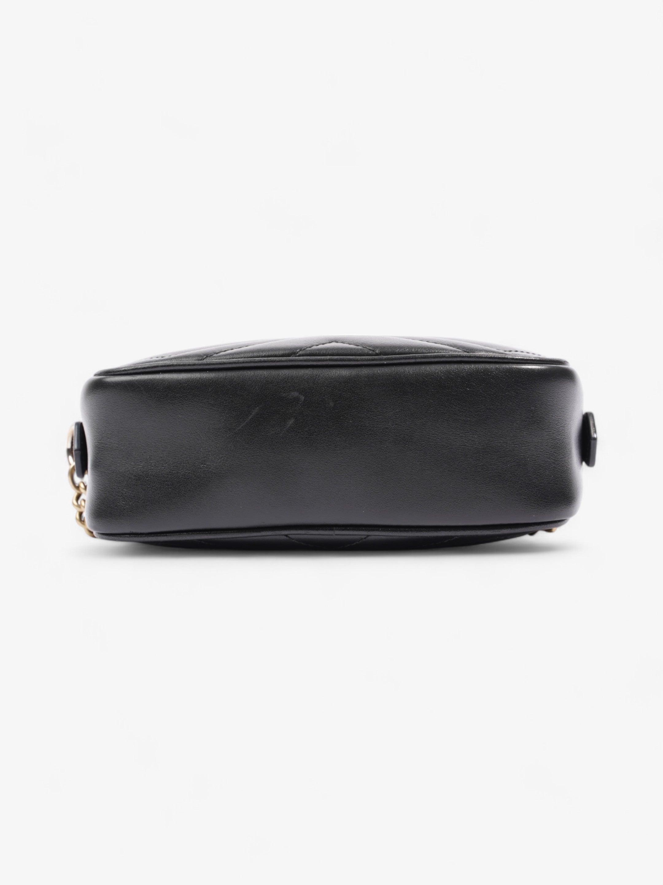Gucci GG Marmont Black Matelasse Leather Mini