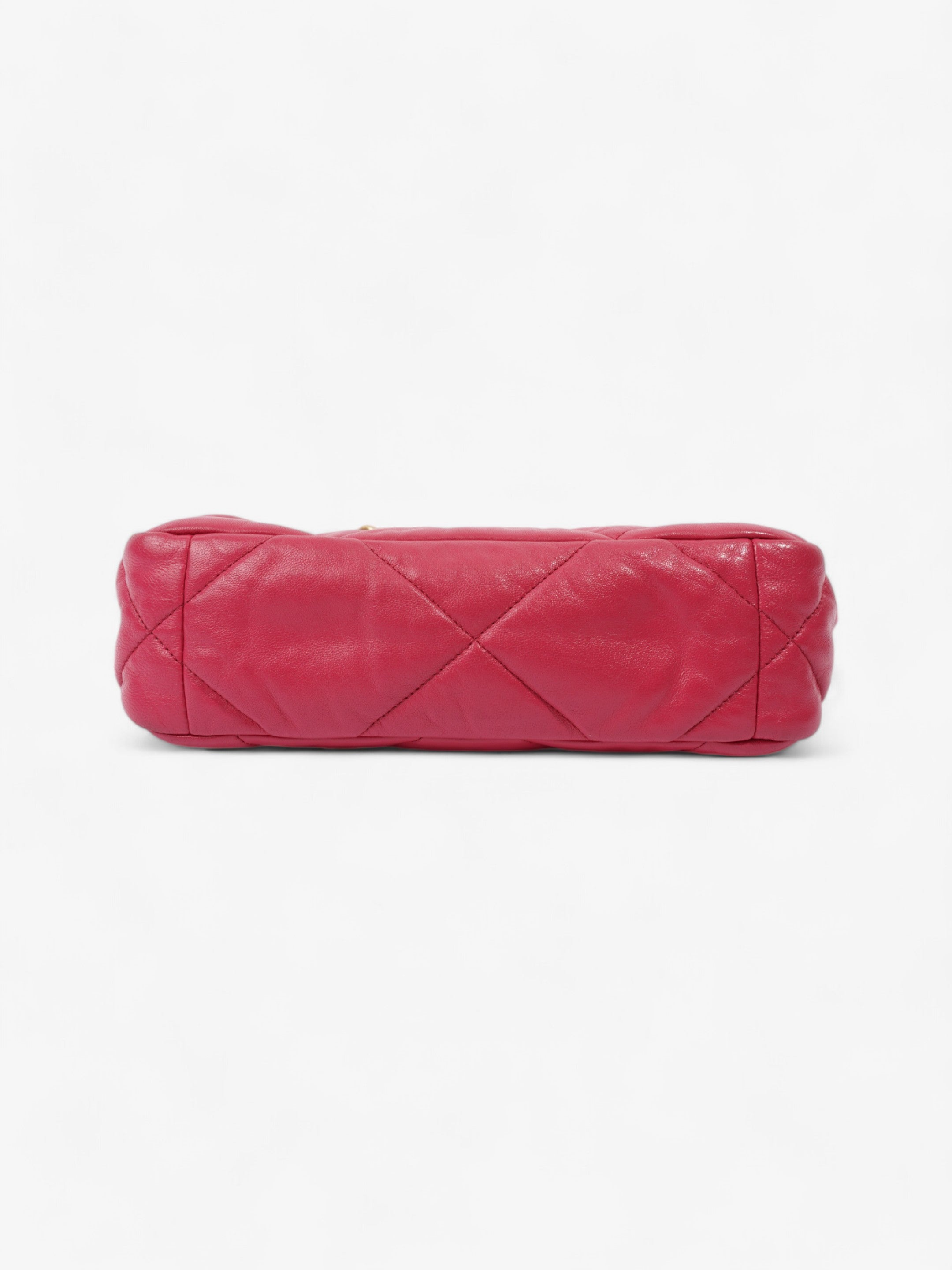Chanel 19 Flap Hot Pink Lambskin Leather Medium