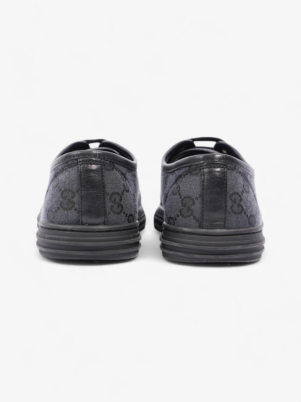 Gucci GG Low-top Sneakers Black Canvas EU 38.5 UK 5.5