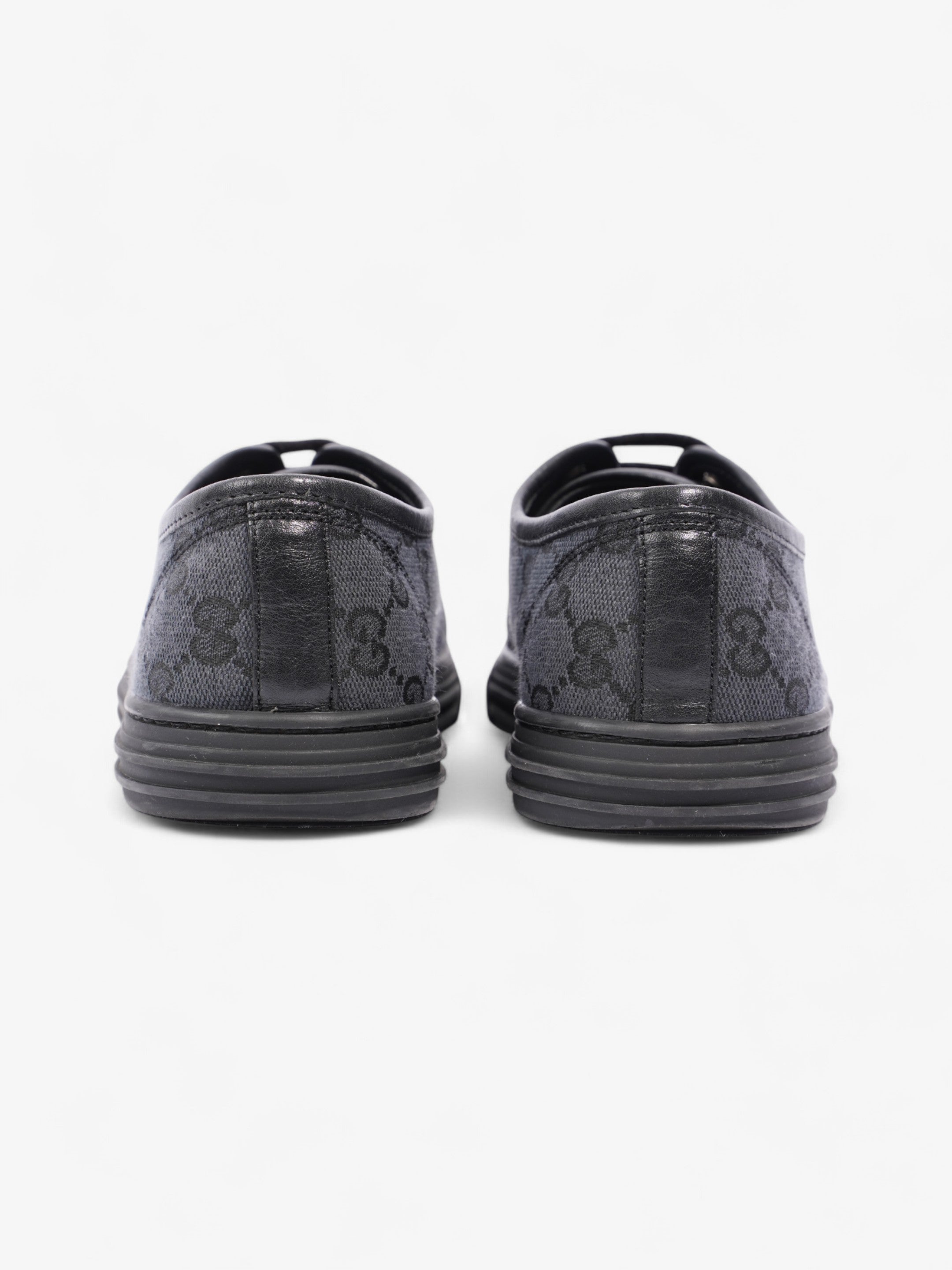 Gucci GG Low-top Sneakers Black Canvas EU 38.5 UK 5.5