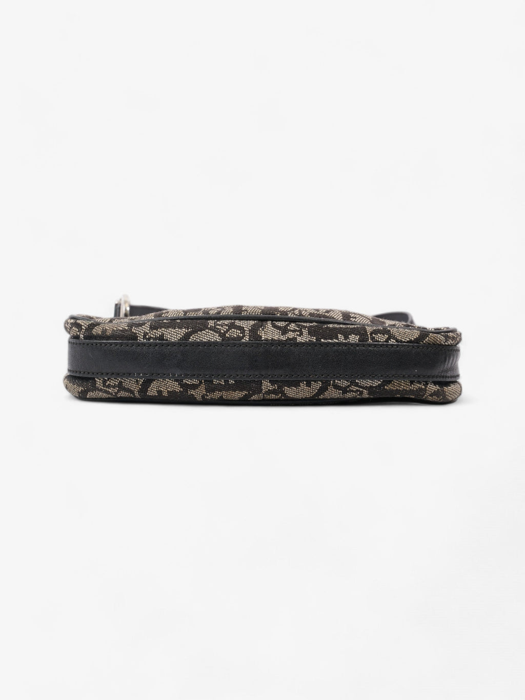 Christian Dior Logo Baguette Black Oblique Canvas