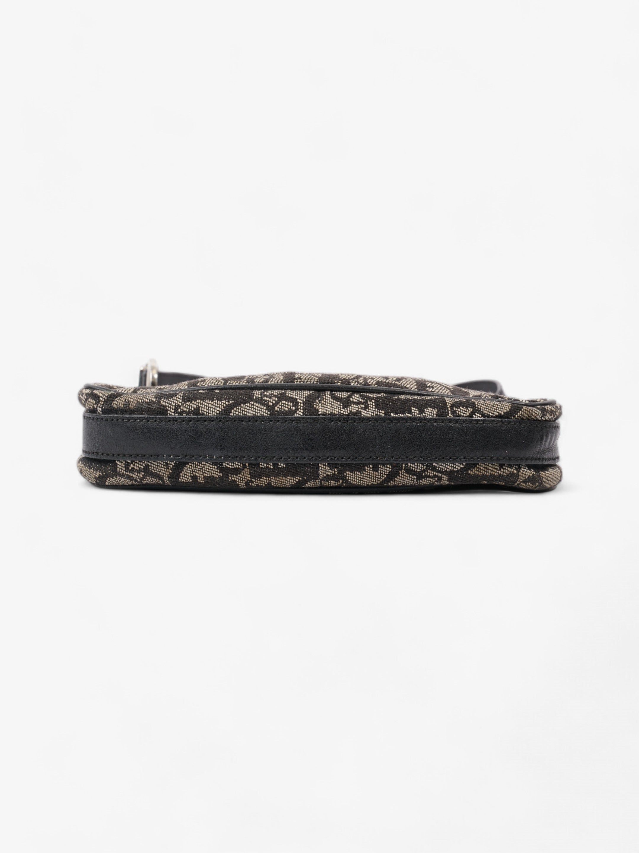 Christian Dior Logo Baguette Black Oblique Canvas
