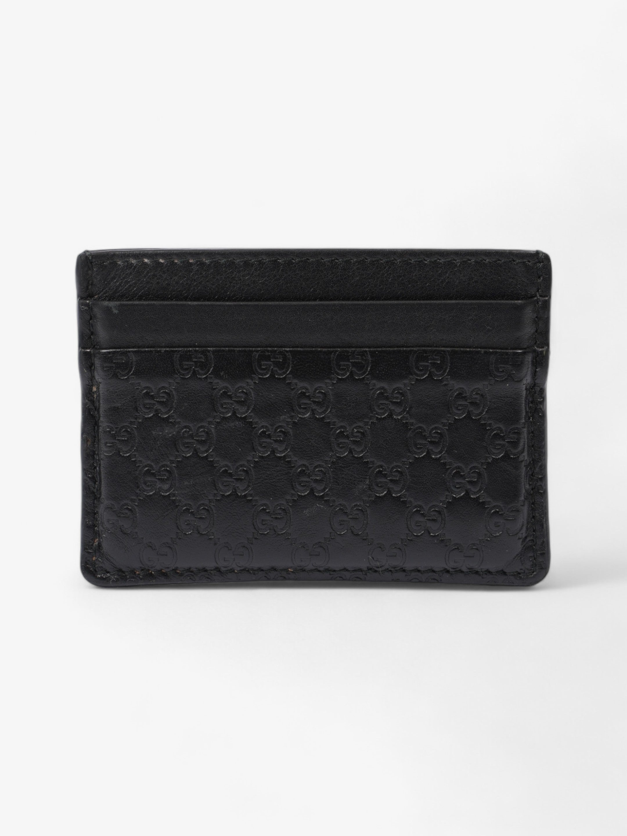 Gucci Microguccissima  Holder Black Leather