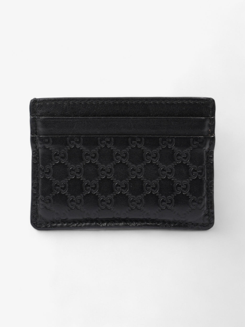 Gucci Microguccissima  Holder Black Leather