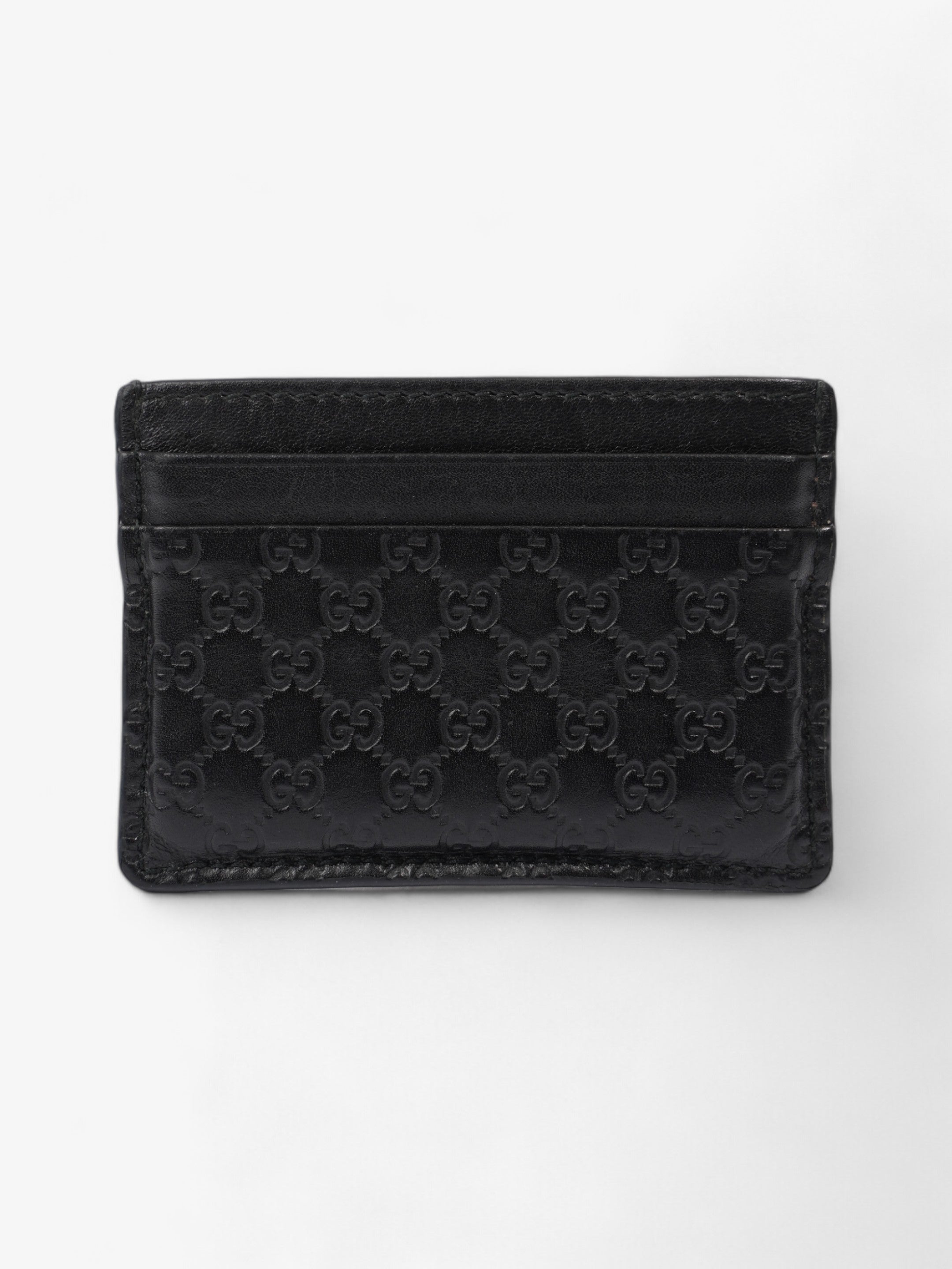 Gucci Microguccissima  Holder Black Leather