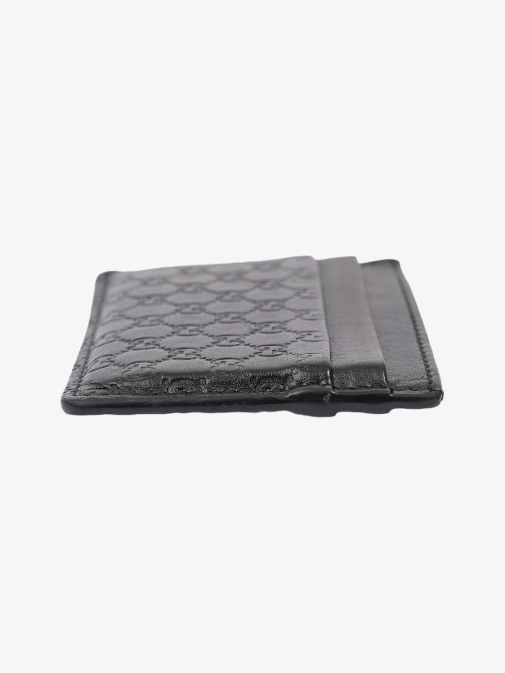 Gucci Microguccissima  Holder Black Leather