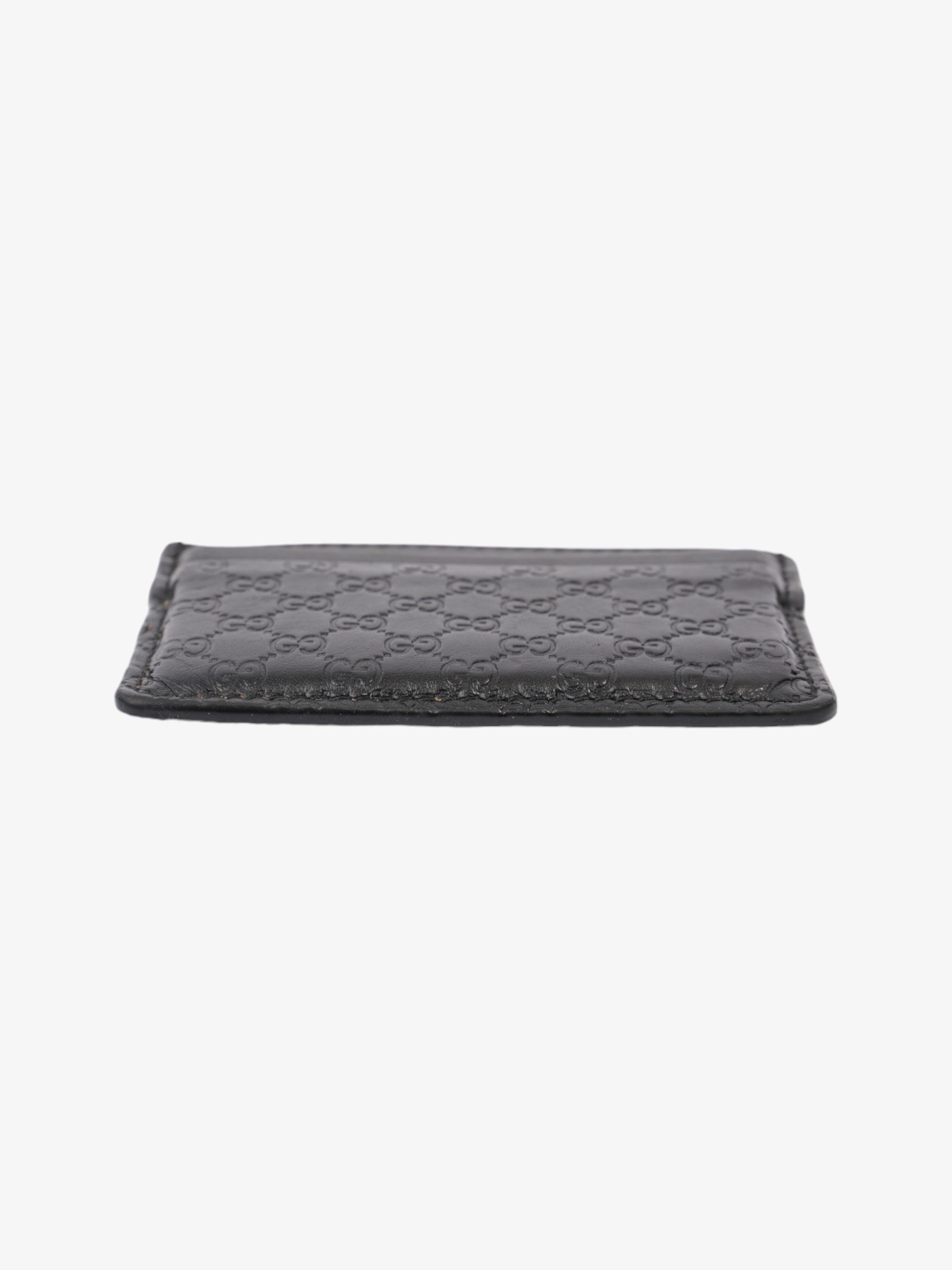 Gucci Microguccissima  Holder Black Leather