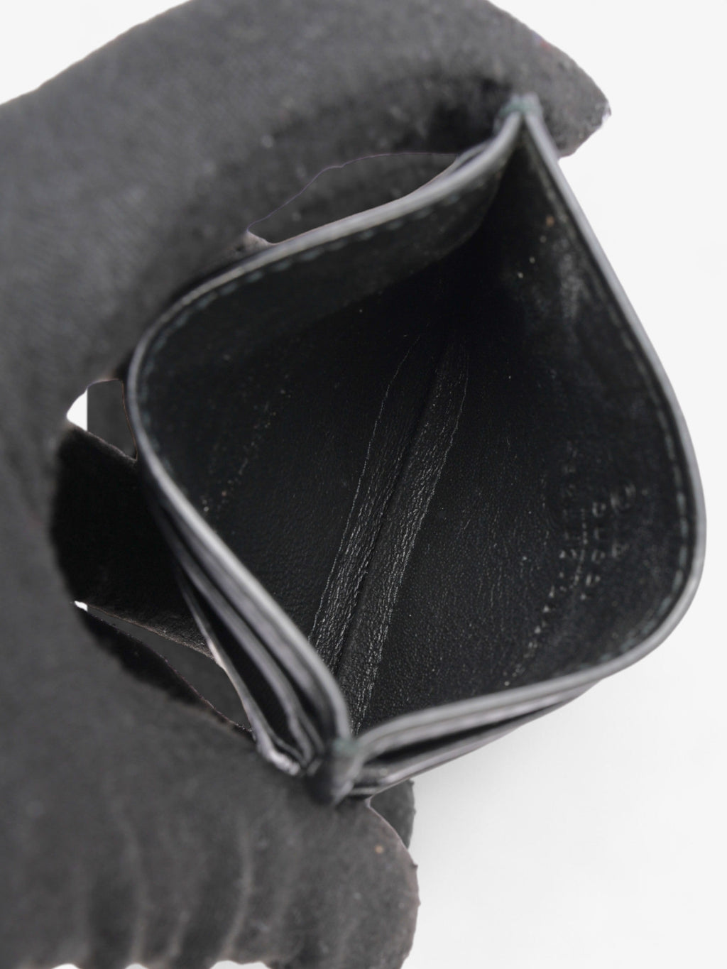 Gucci Microguccissima  Holder Black Leather