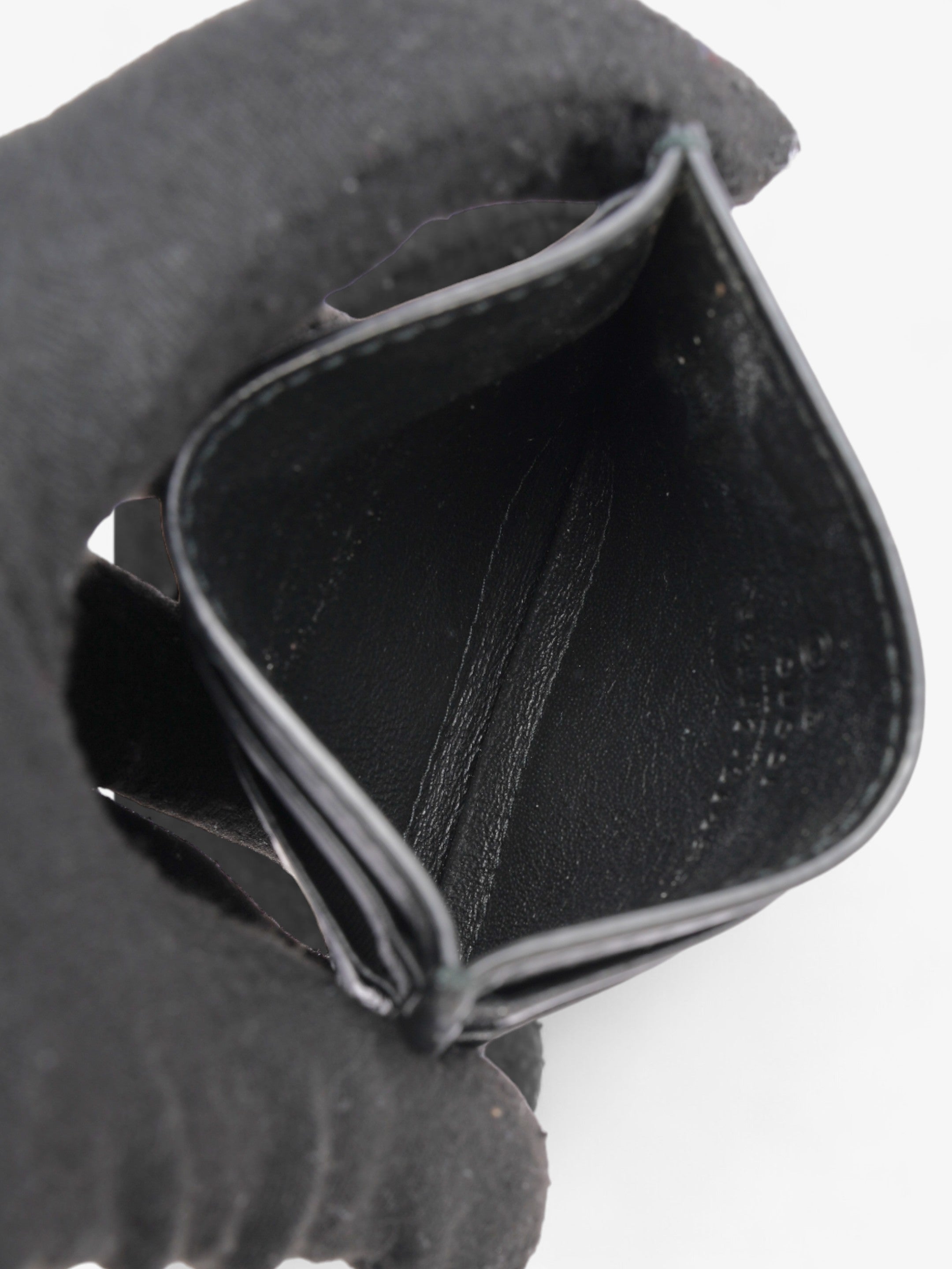 Gucci Microguccissima  Holder Black Leather