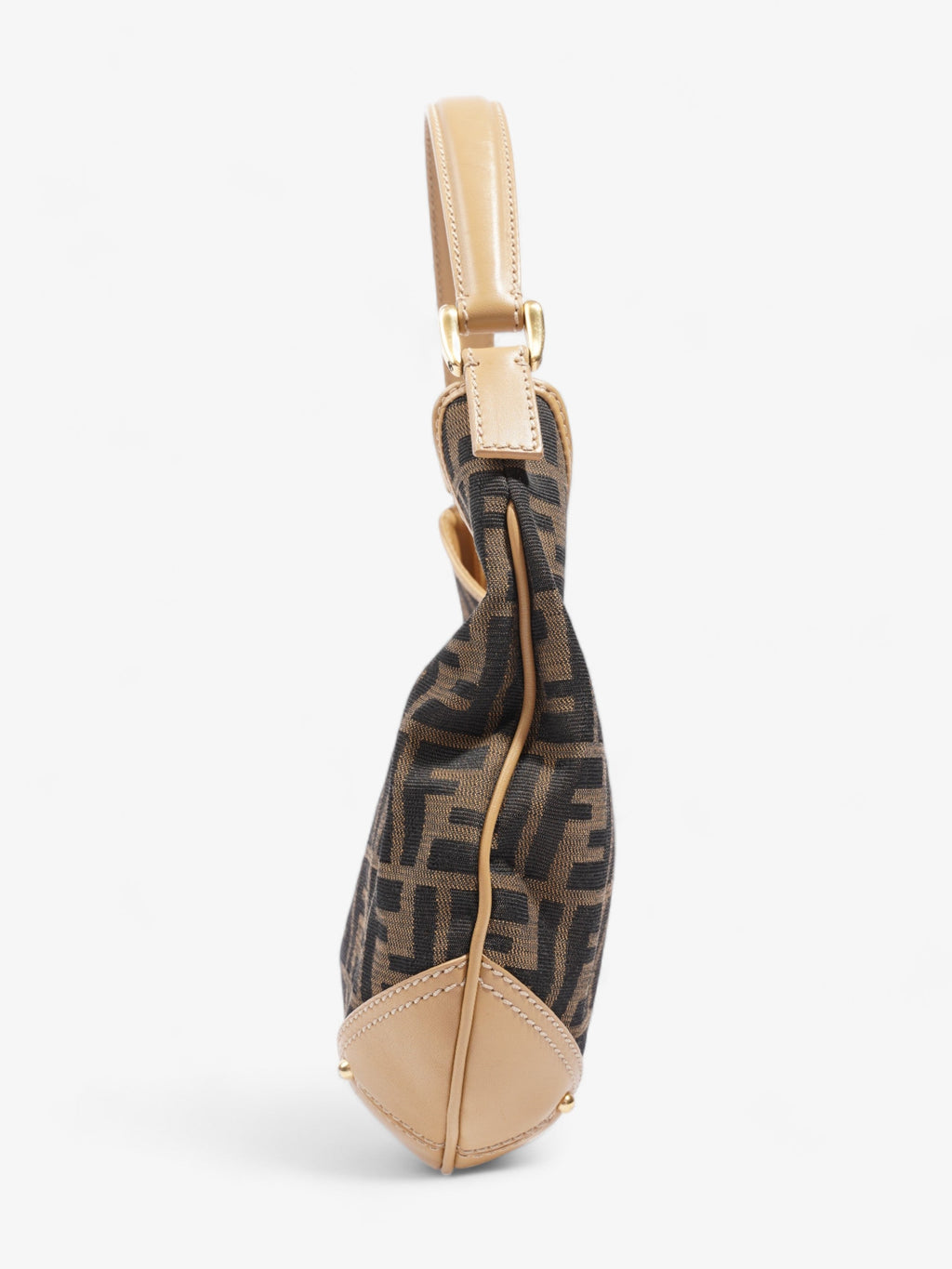 Fendi Zucca Tobacco Hobo Brown  Canvas
