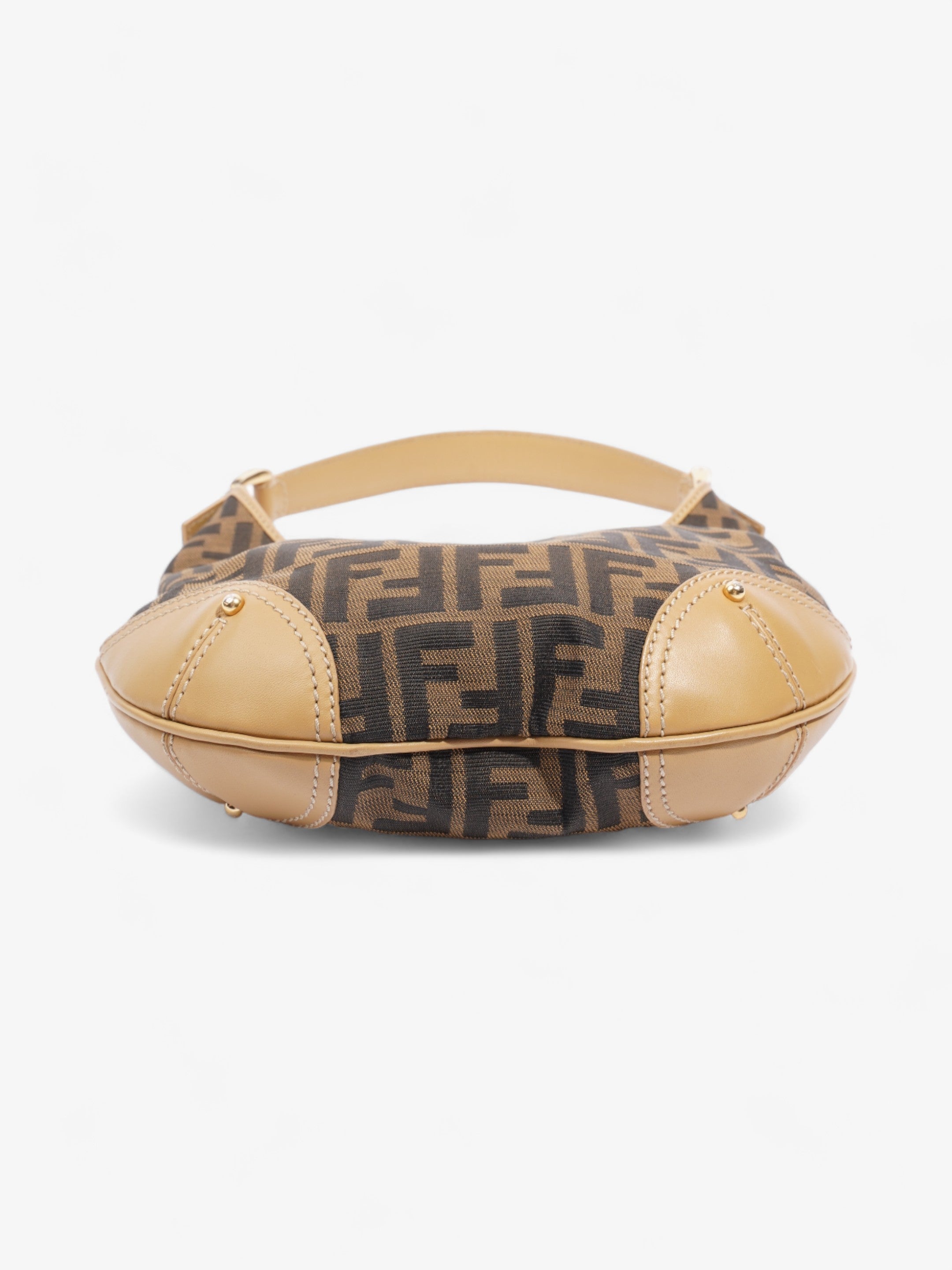 Fendi Zucca Tobacco Hobo Brown  Canvas