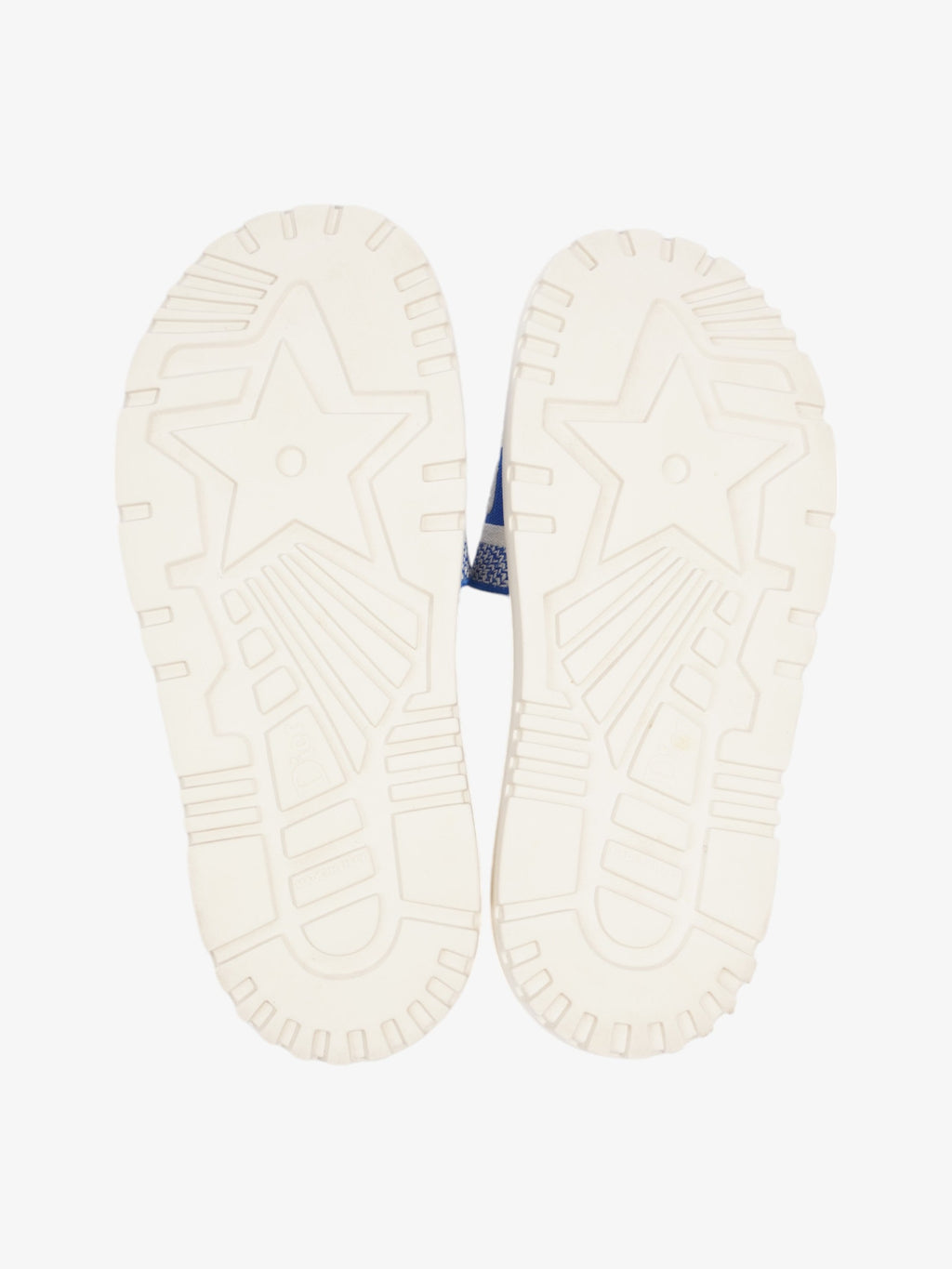 Christian Dior Dway Slides White / Blue Canvas EU 38 UK 5