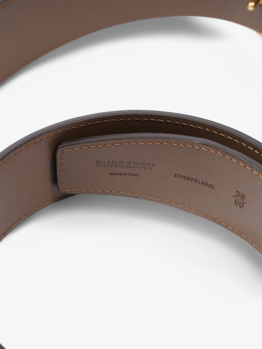 Burberry Reversible Belt Brown Leather 90cm 36"