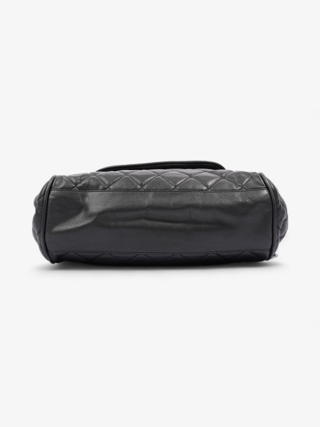Chanel CC Accordion Flap Black Caviar Leather