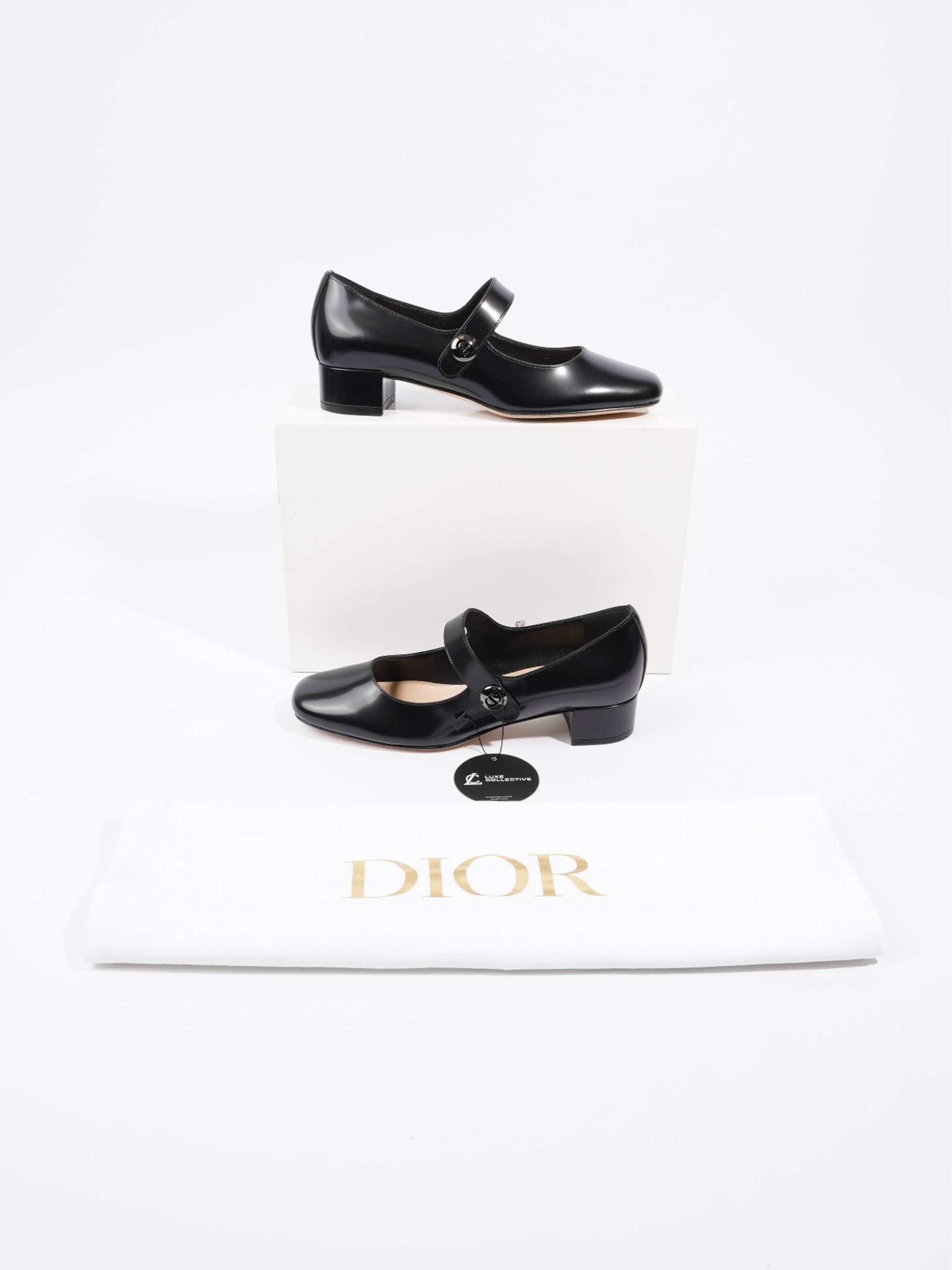 Christian Dior Uniform  30 Black Leather EU 38 UK 5