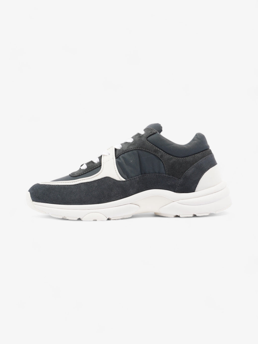 Chanel CC Trainer Black / White Suede EU 39.5 UK 6.5