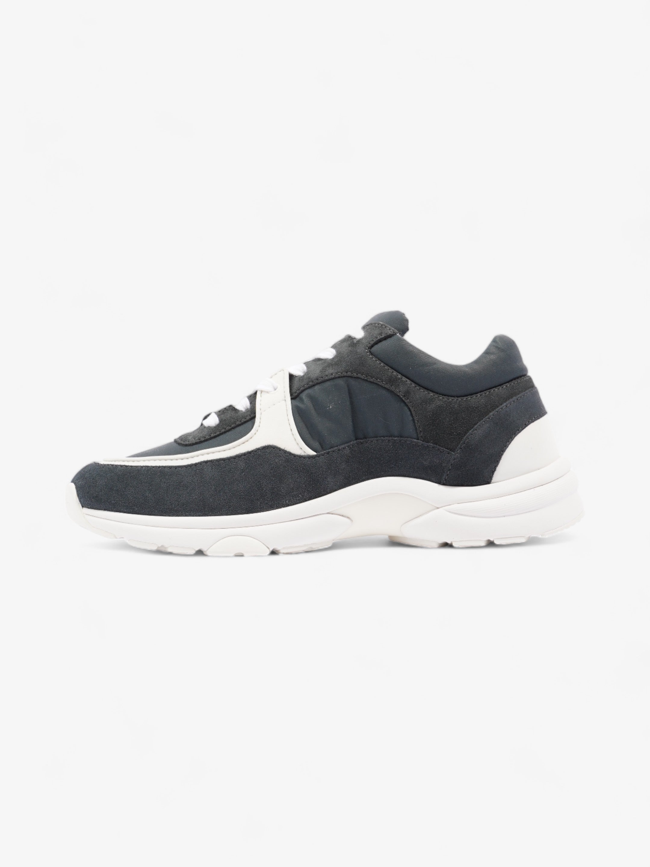 Chanel CC Trainer Black / White Suede EU 39.5 UK 6.5