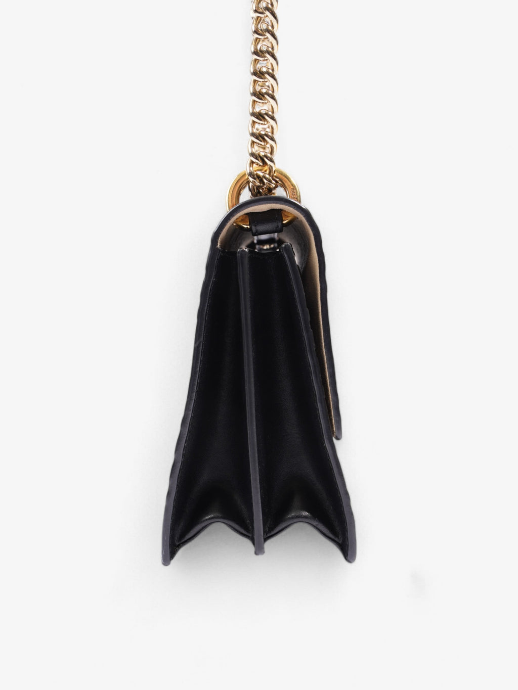 Fendi Kan U Tobacco / Zucca Embossed Leather Small