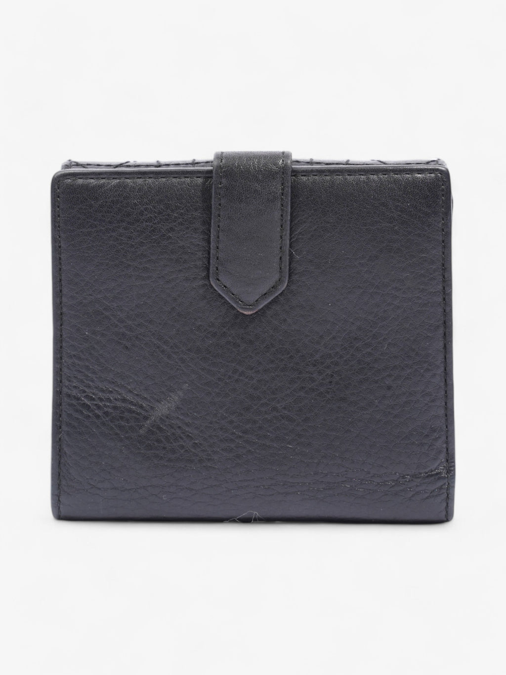 Christian Dior D Charm Purse Black Leather