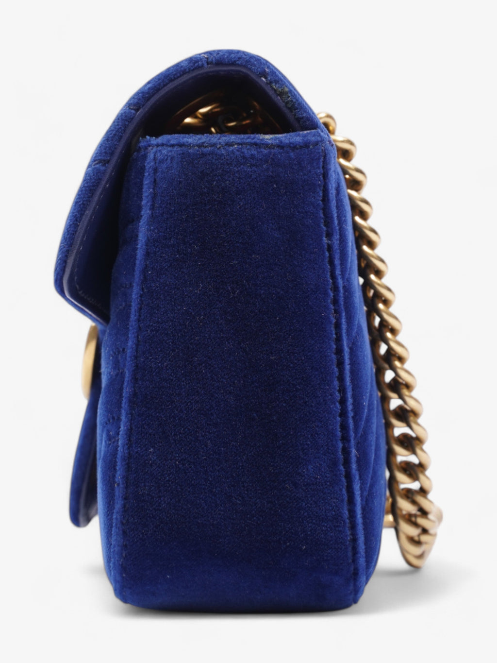Gucci GG Marmont Blue Velvet Mini
