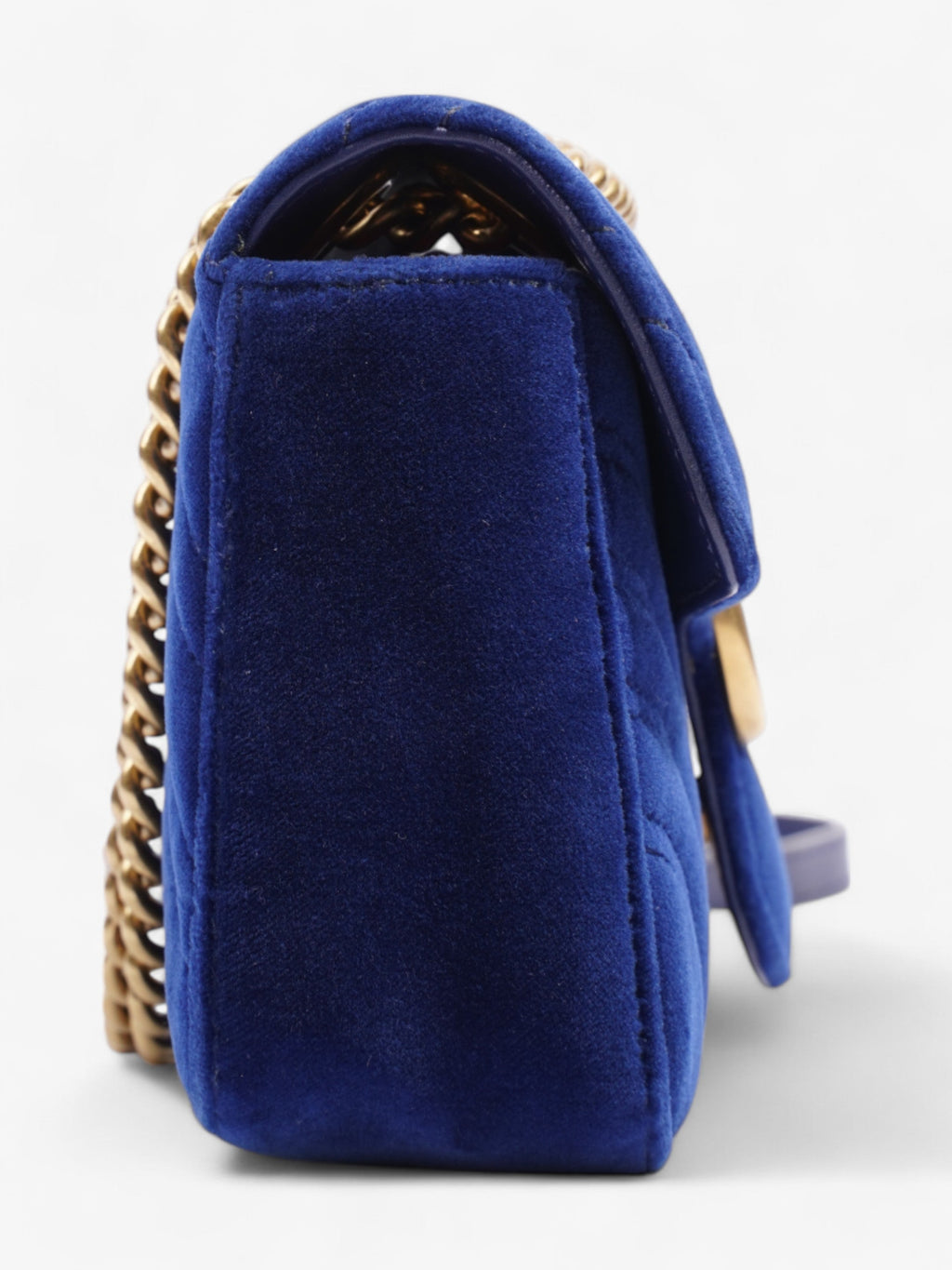 Gucci GG Marmont Blue Velvet Mini