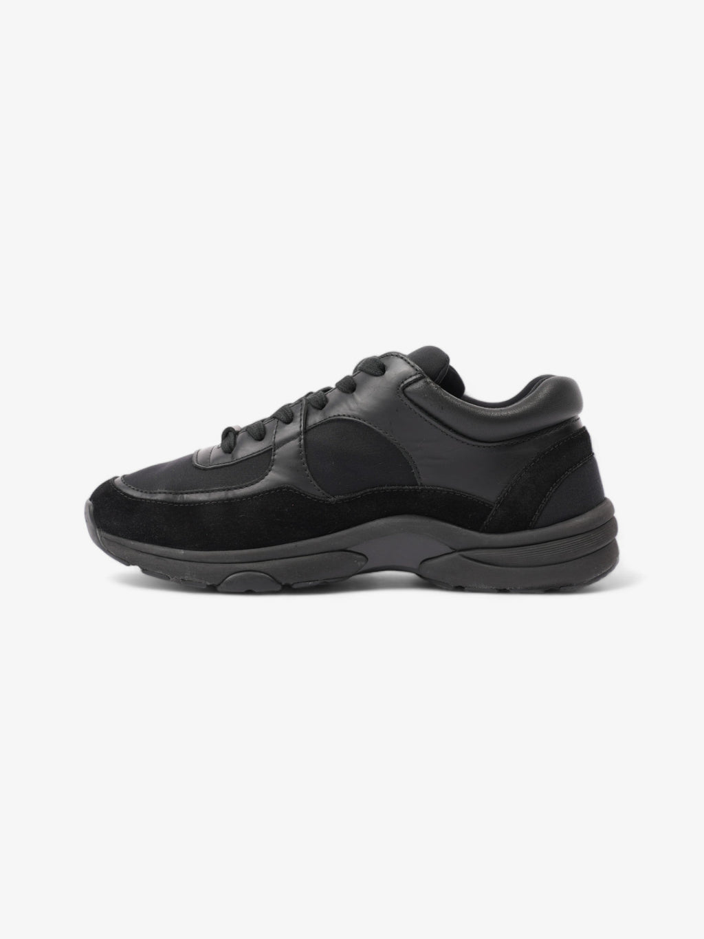 Chanel CC Runner Black Leather EU 37.5 UK 4.5