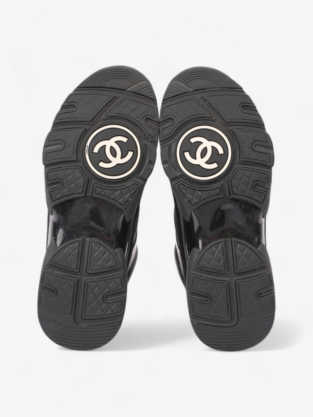 Chanel CC Runner Black Leather EU 37.5 UK 4.5