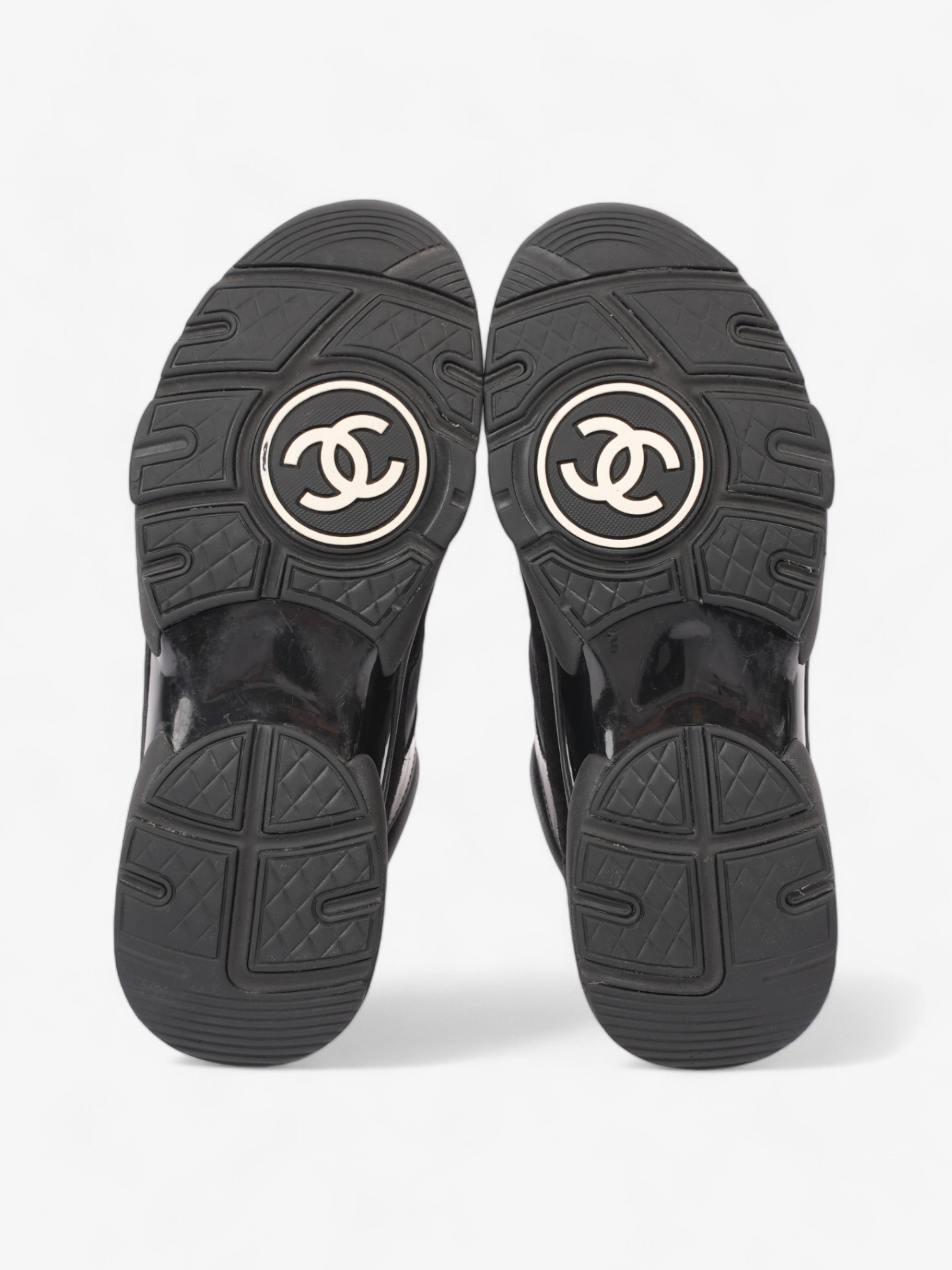 Chanel CC Runner Black Leather EU 37.5 UK 4.5
