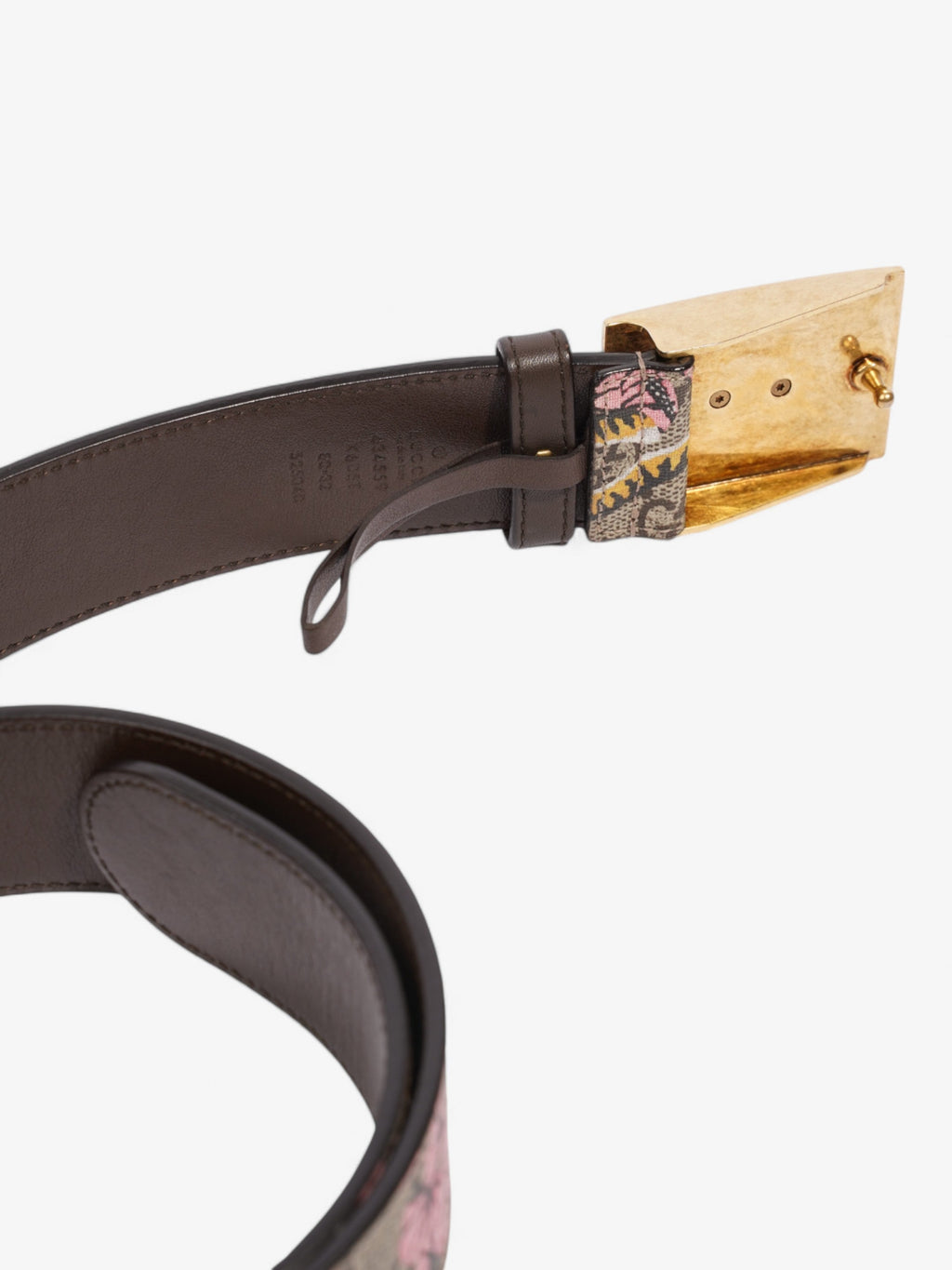 Gucci Buckle Belt Supreme / Bloom Coated Canvas 80cm 32"