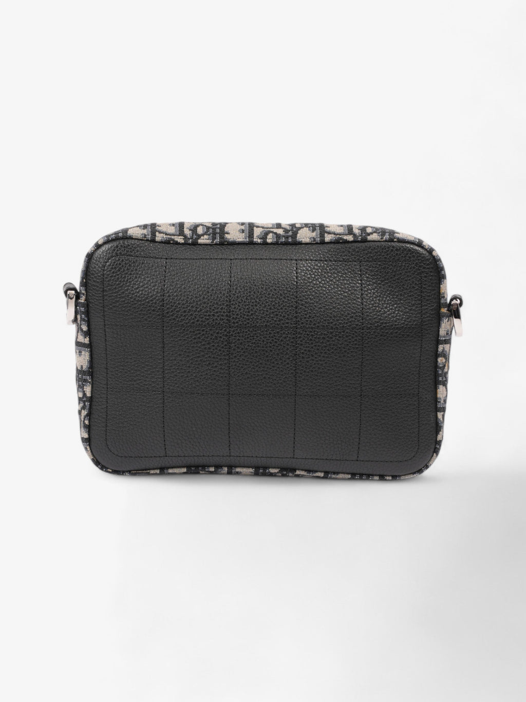 Christian Dior Safari Bag with Strap Black Oblique / Beige Cotton