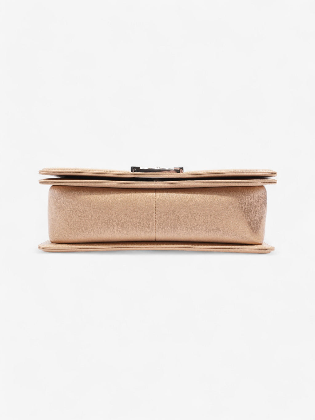 Chanel Boy Bag Beige Caviar Leather Medium