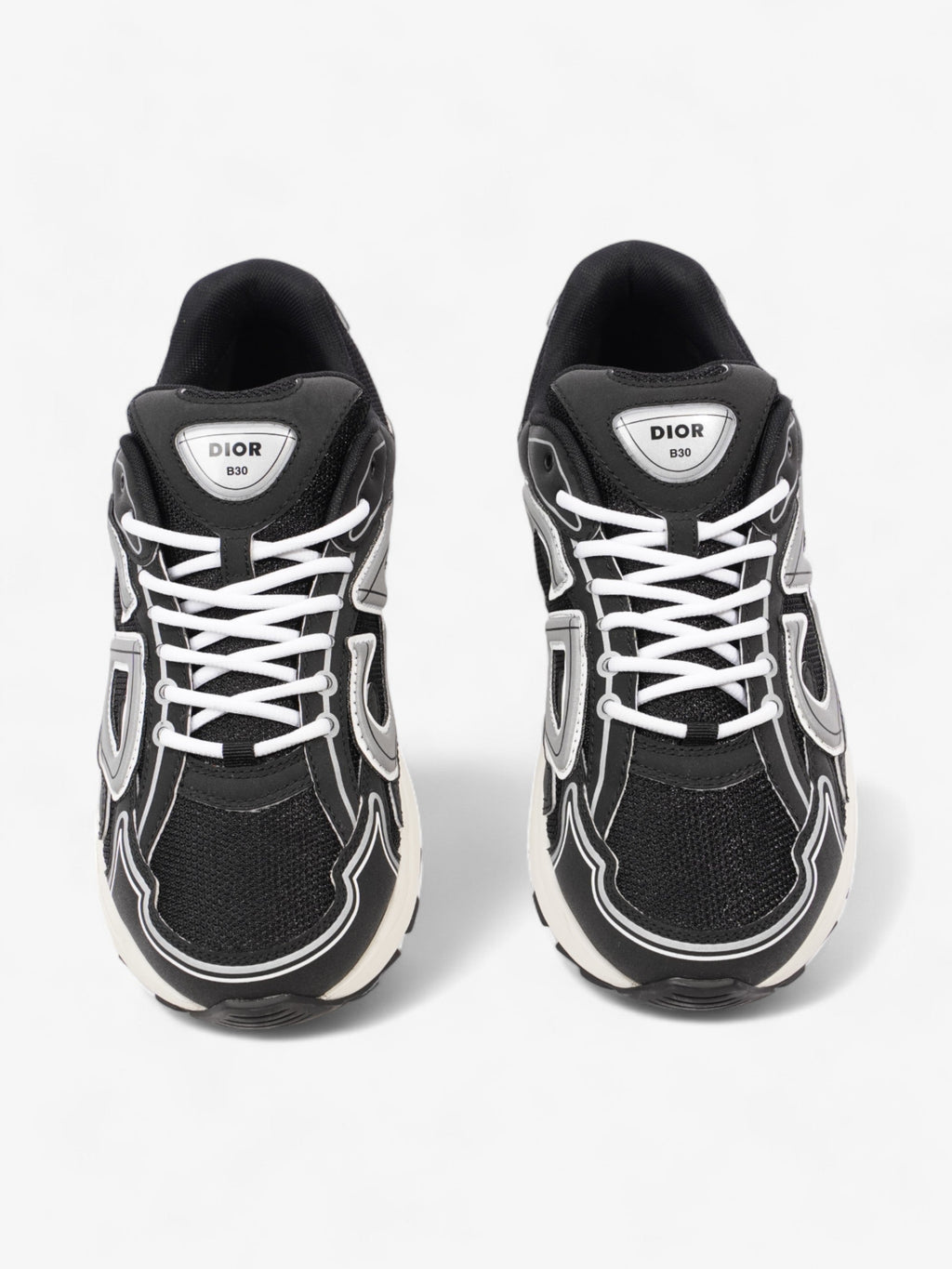 Christian Dior B30 Sneakers Black / Grey / White Mesh EU 42 UK 8