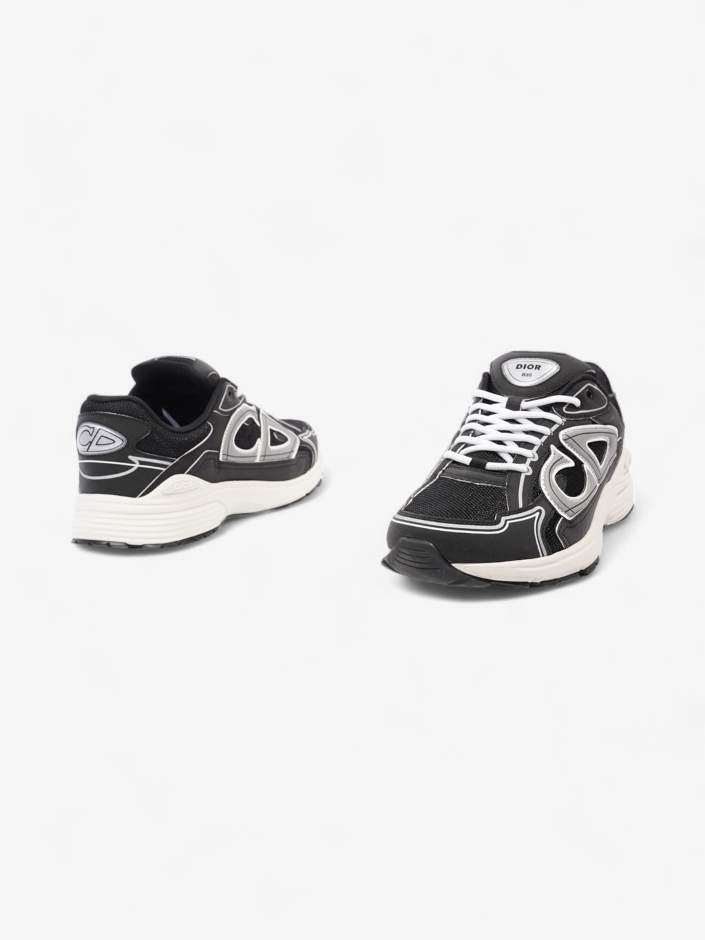 Christian Dior B30 Sneakers Black / Grey / White Mesh EU 42 UK 8