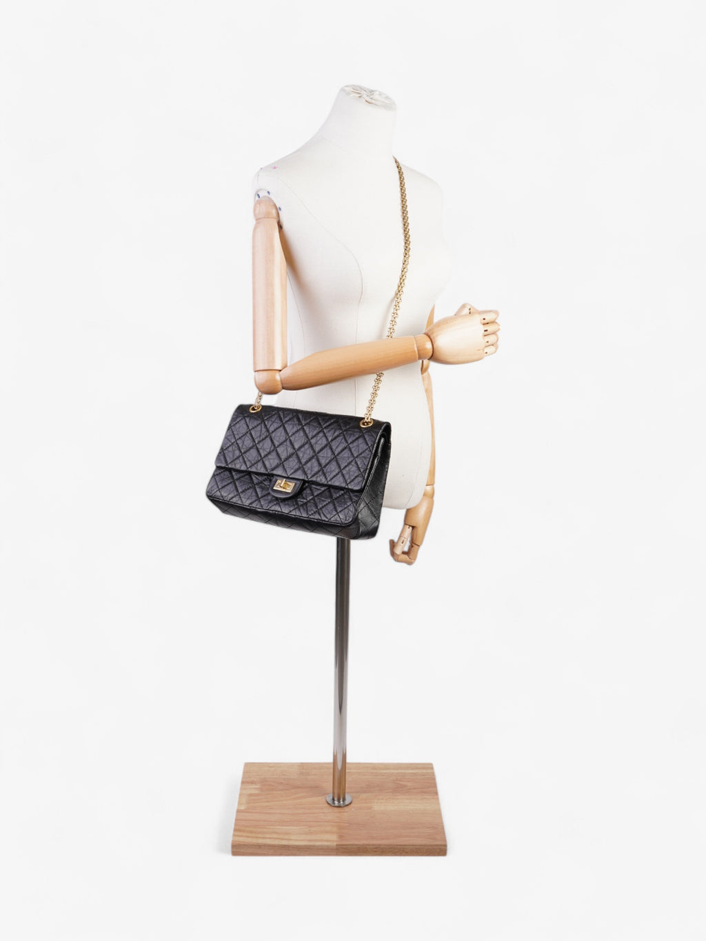 Chanel 2.55 Reissue Black Calfskin Leather