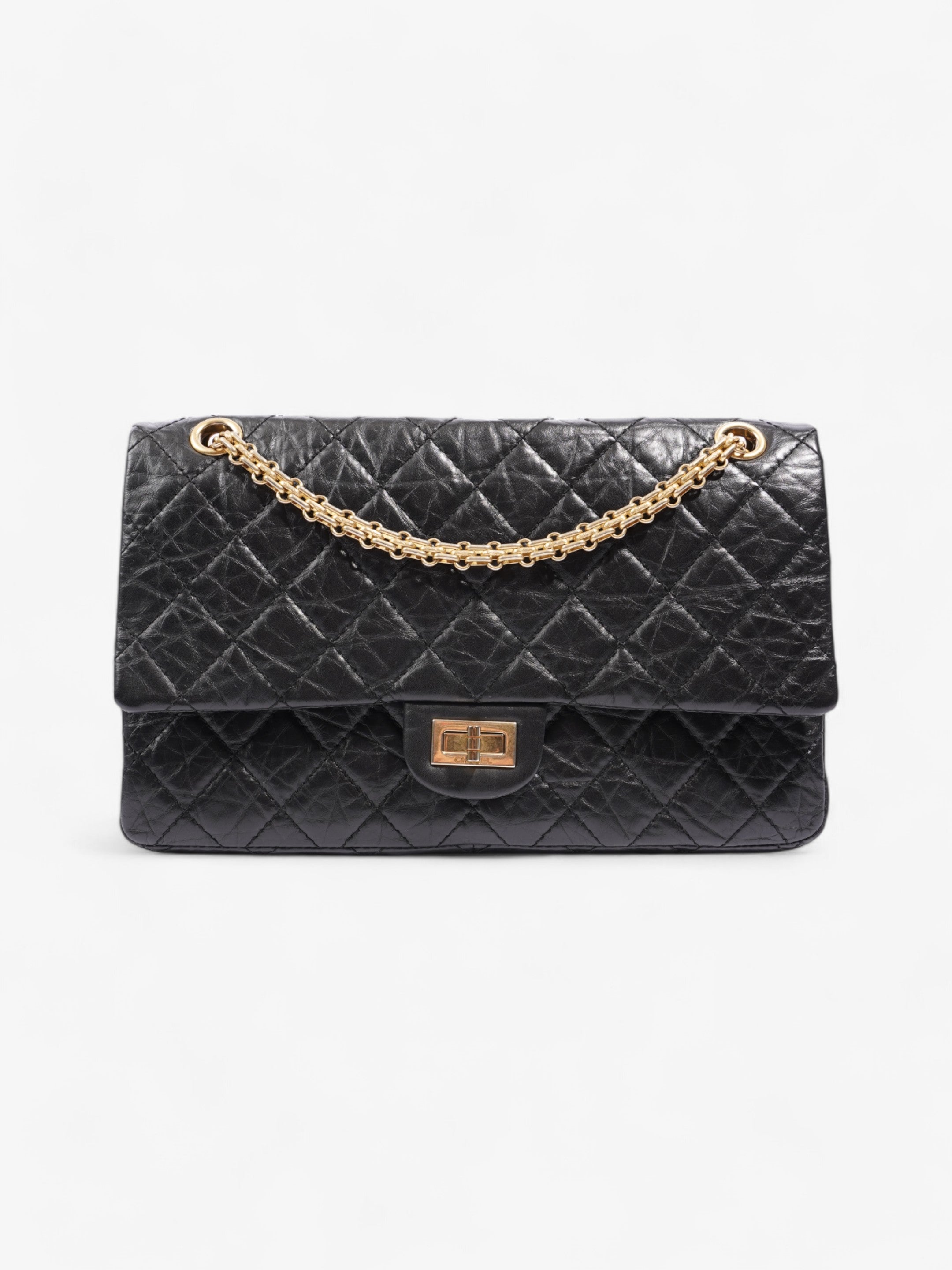 Chanel 2.55 Reissue Black Calfskin Leather