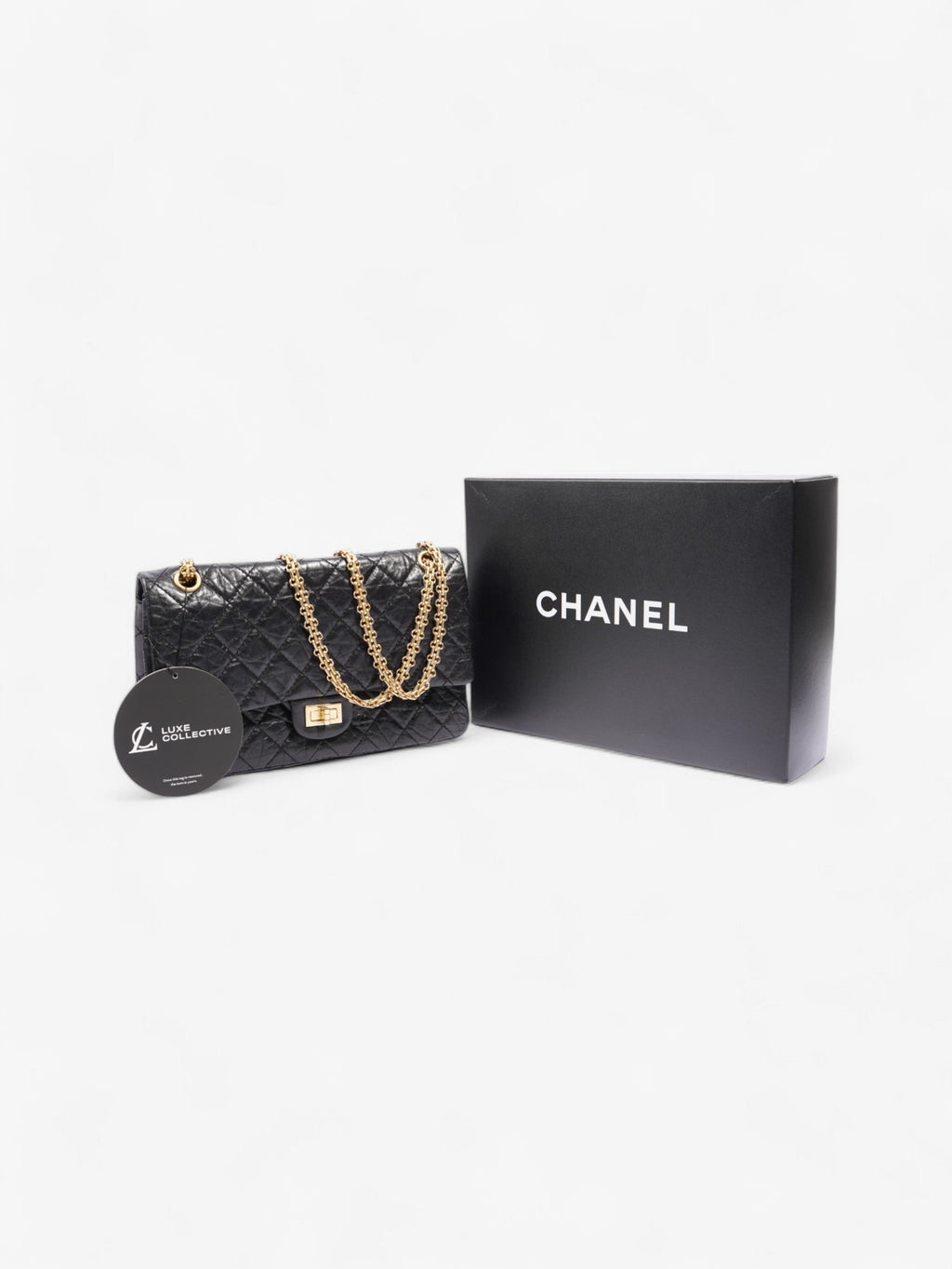 Chanel 2.55 Reissue Black Calfskin Leather