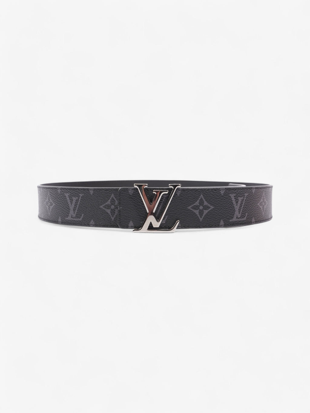 Louis Vuitton LV Initials Reversible Belt Monogram Eclipse / Black Leather 85cm / 34"