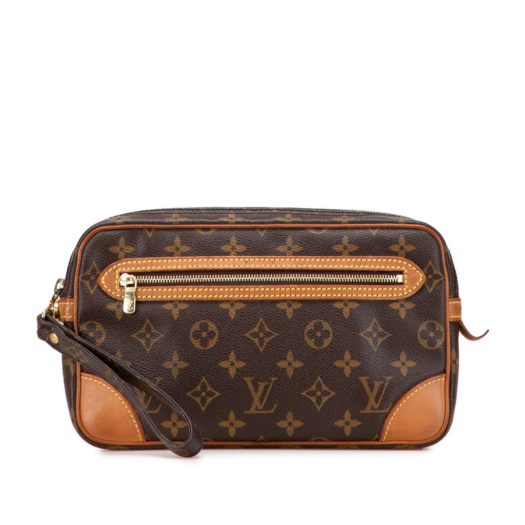 Marly Dragonne Clutch Monogram Canvas GM