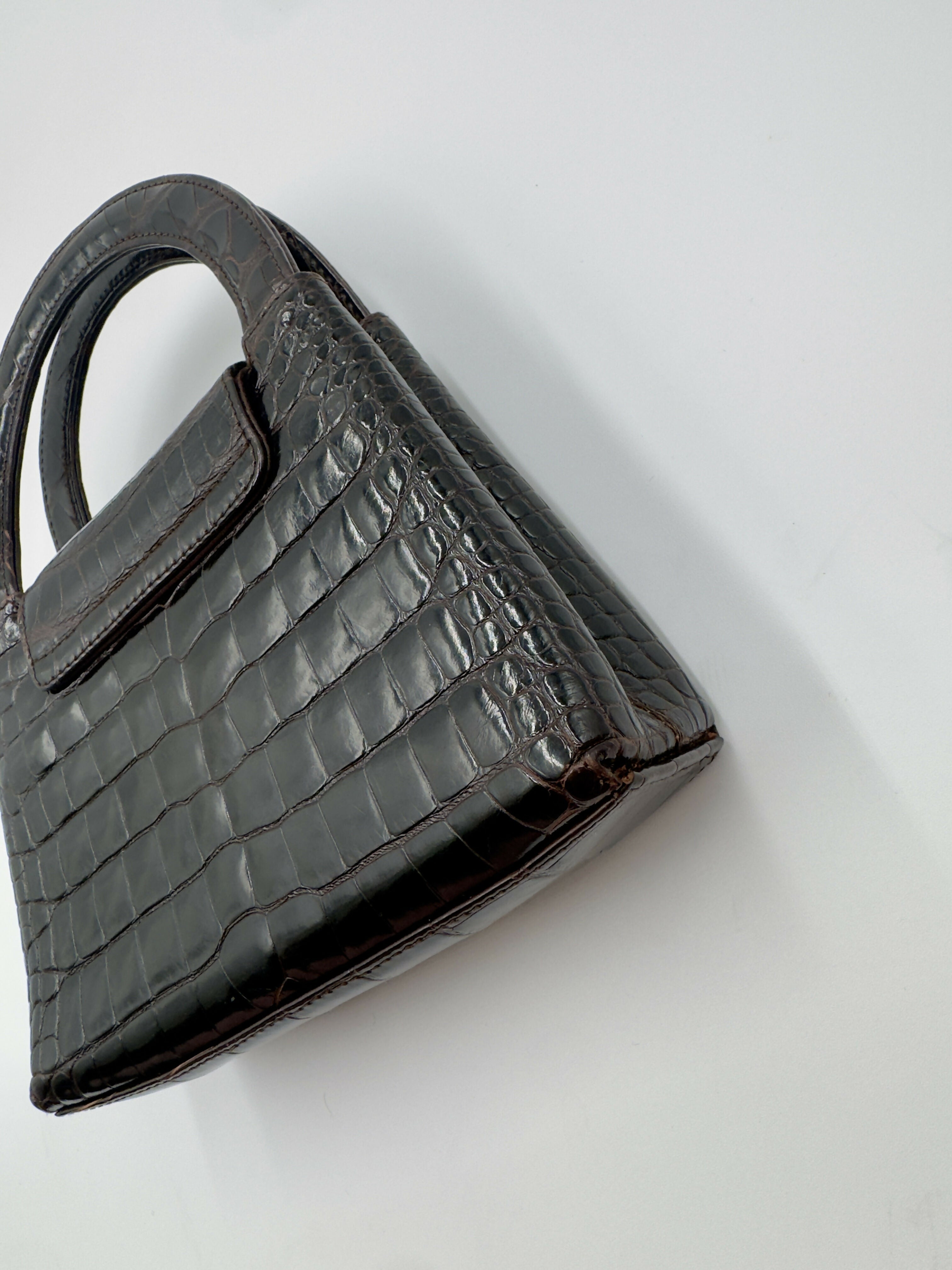 Chanel Vintage Crocodile Mini Kelly