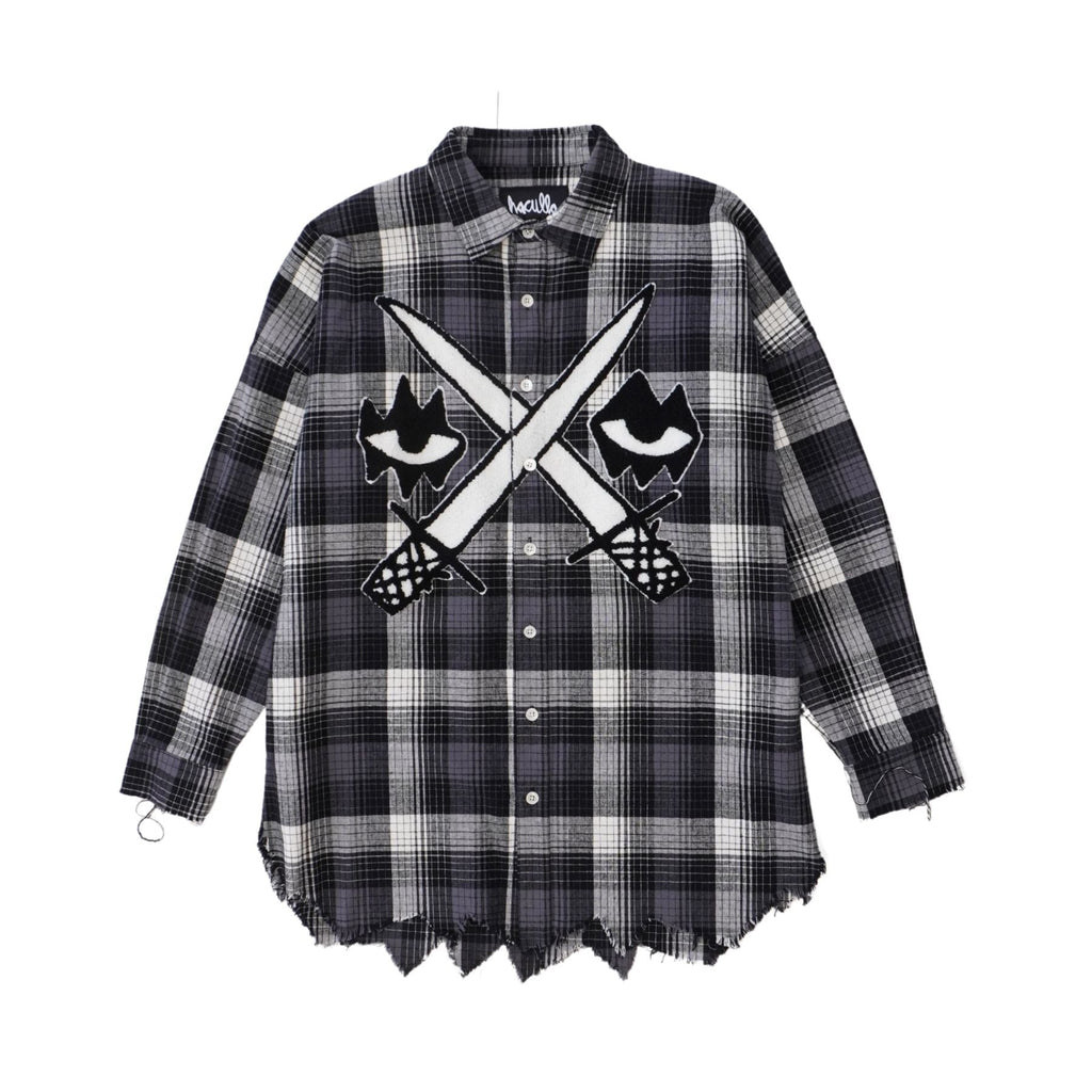 Haculla 'Fighter Eyez' Flannel Shirt - Men's S