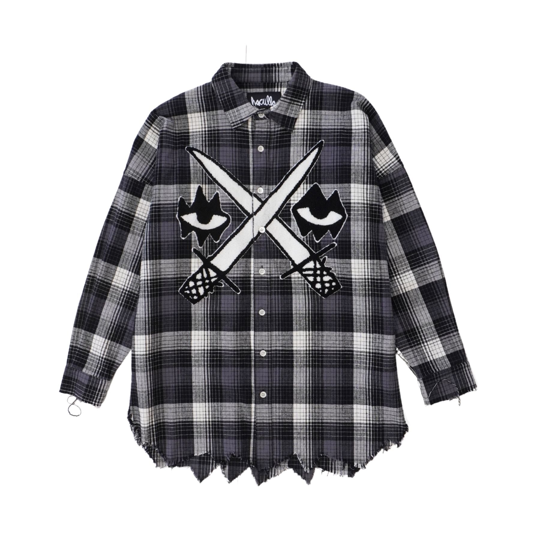 Haculla 'Fighter Eyez' Flannel Shirt - Men's S