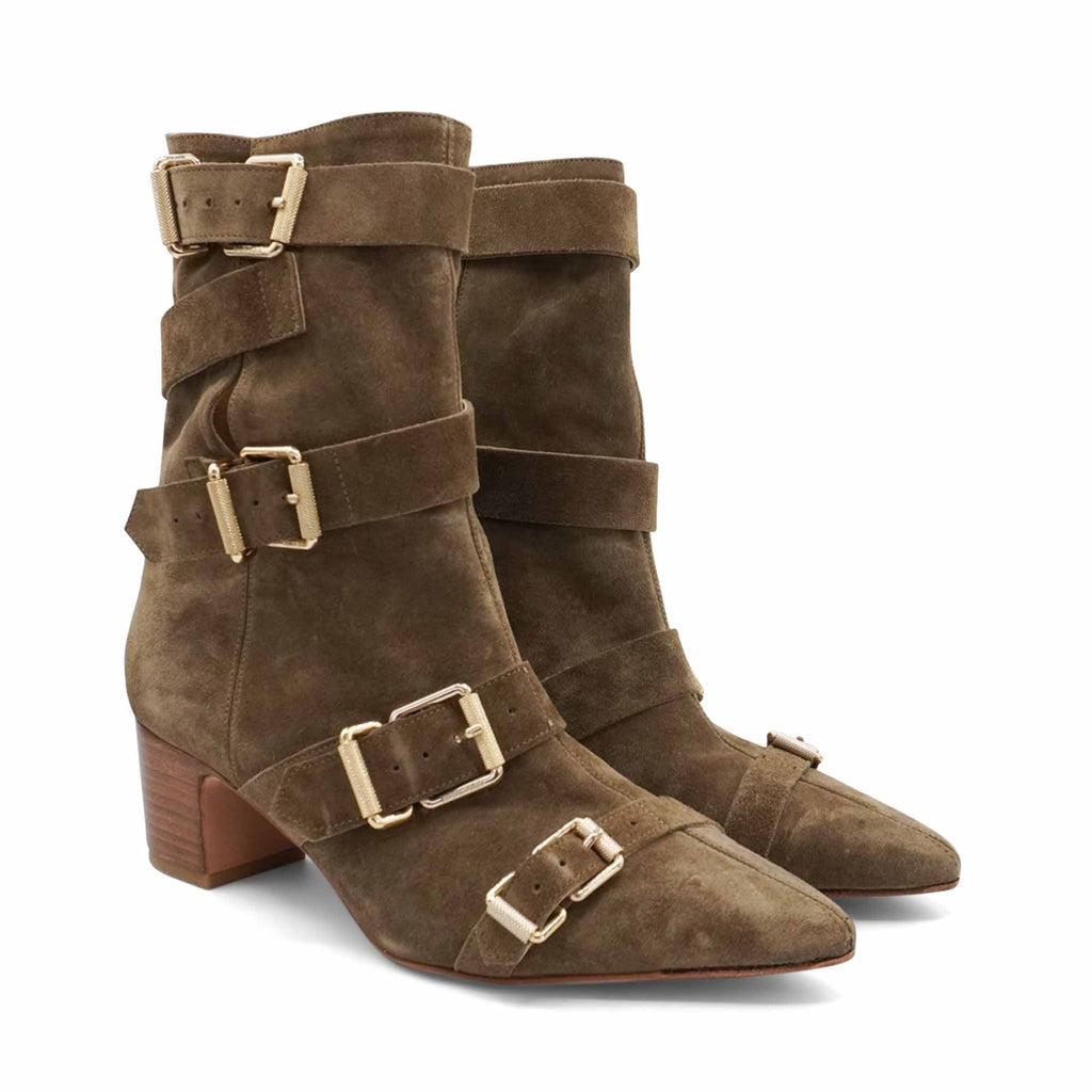 Zadig & Voltaire Buckle Ankle Boots - Women's 40