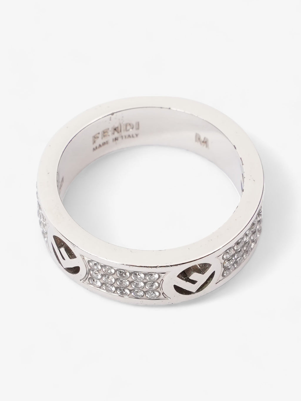 Fendi F is Fendi Ring Silver Base Metal Medium (54mm)
