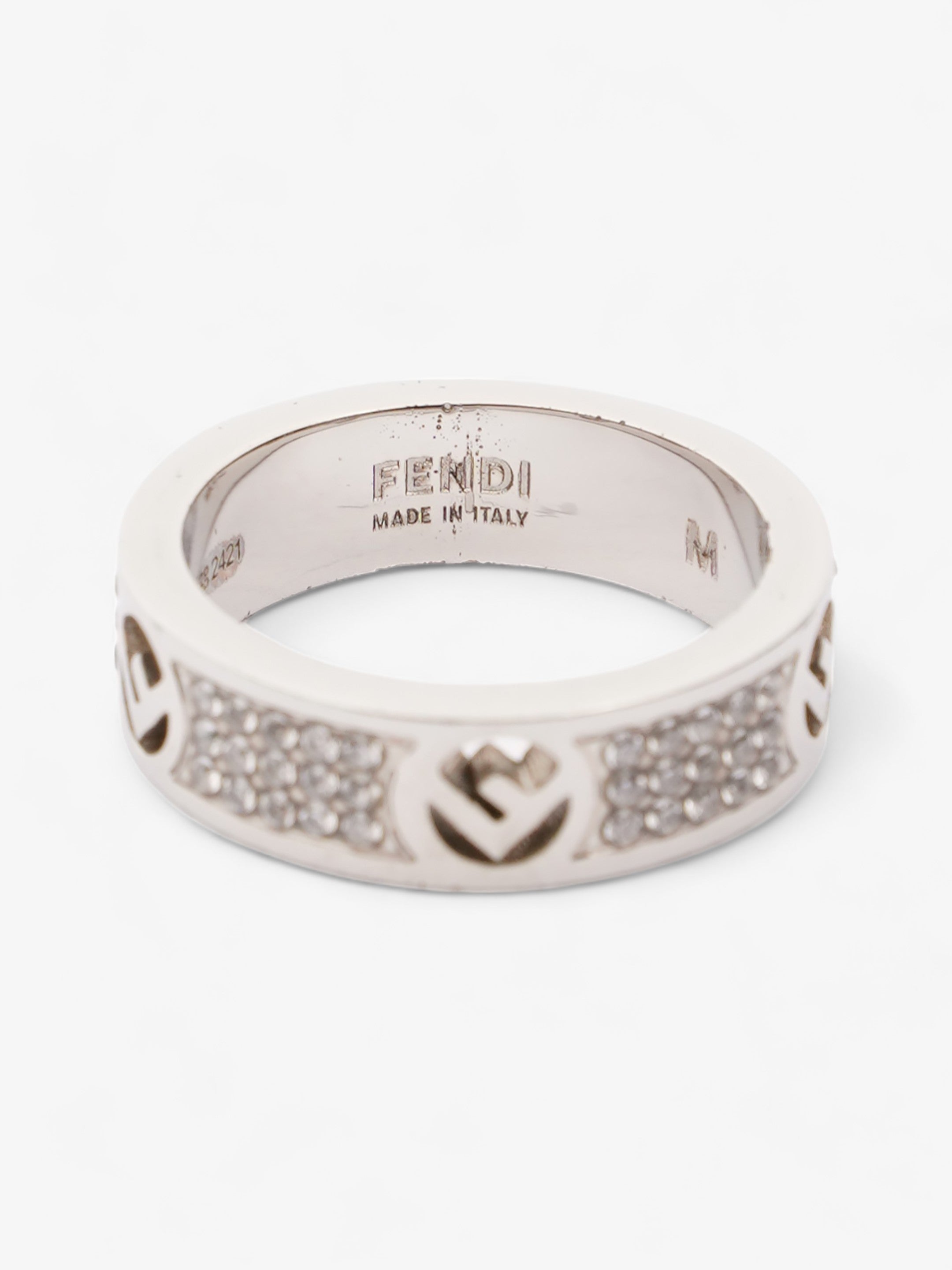 Fendi F is Fendi Ring Silver Base Metal Medium (54mm)