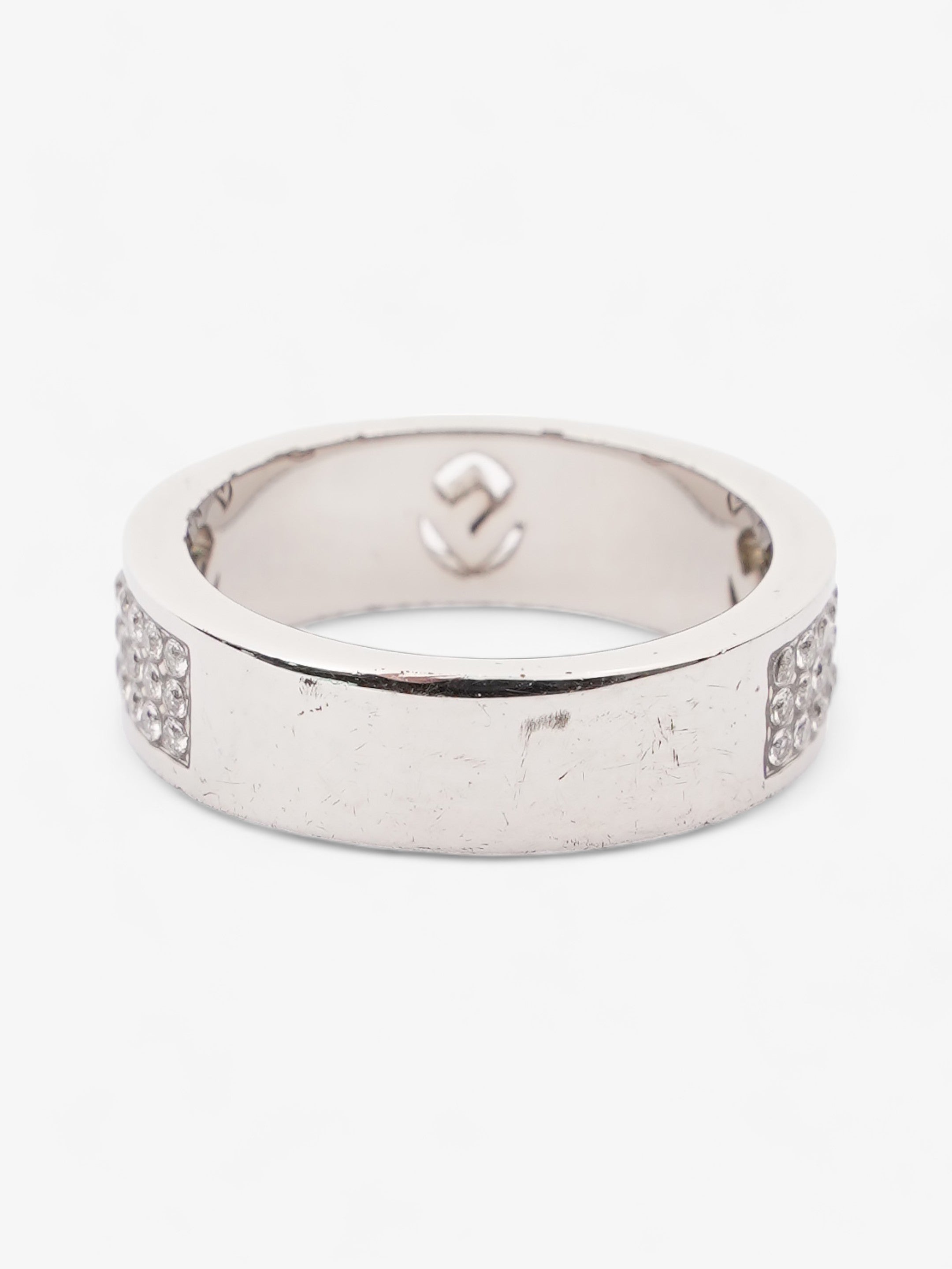 Fendi F is Fendi Ring Silver Base Metal Medium (54mm)