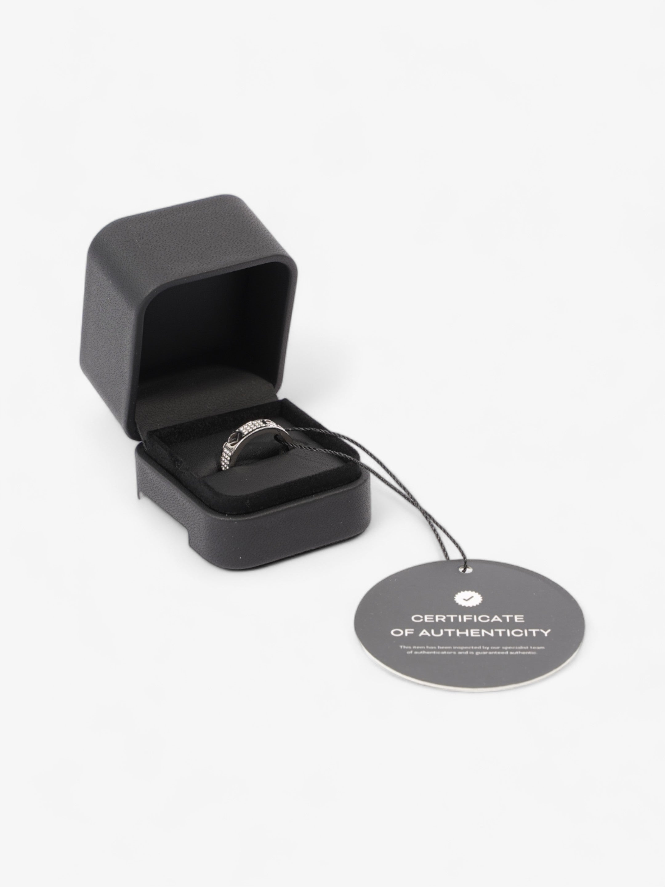 Fendi F is Fendi Ring Silver Base Metal Medium (54mm)